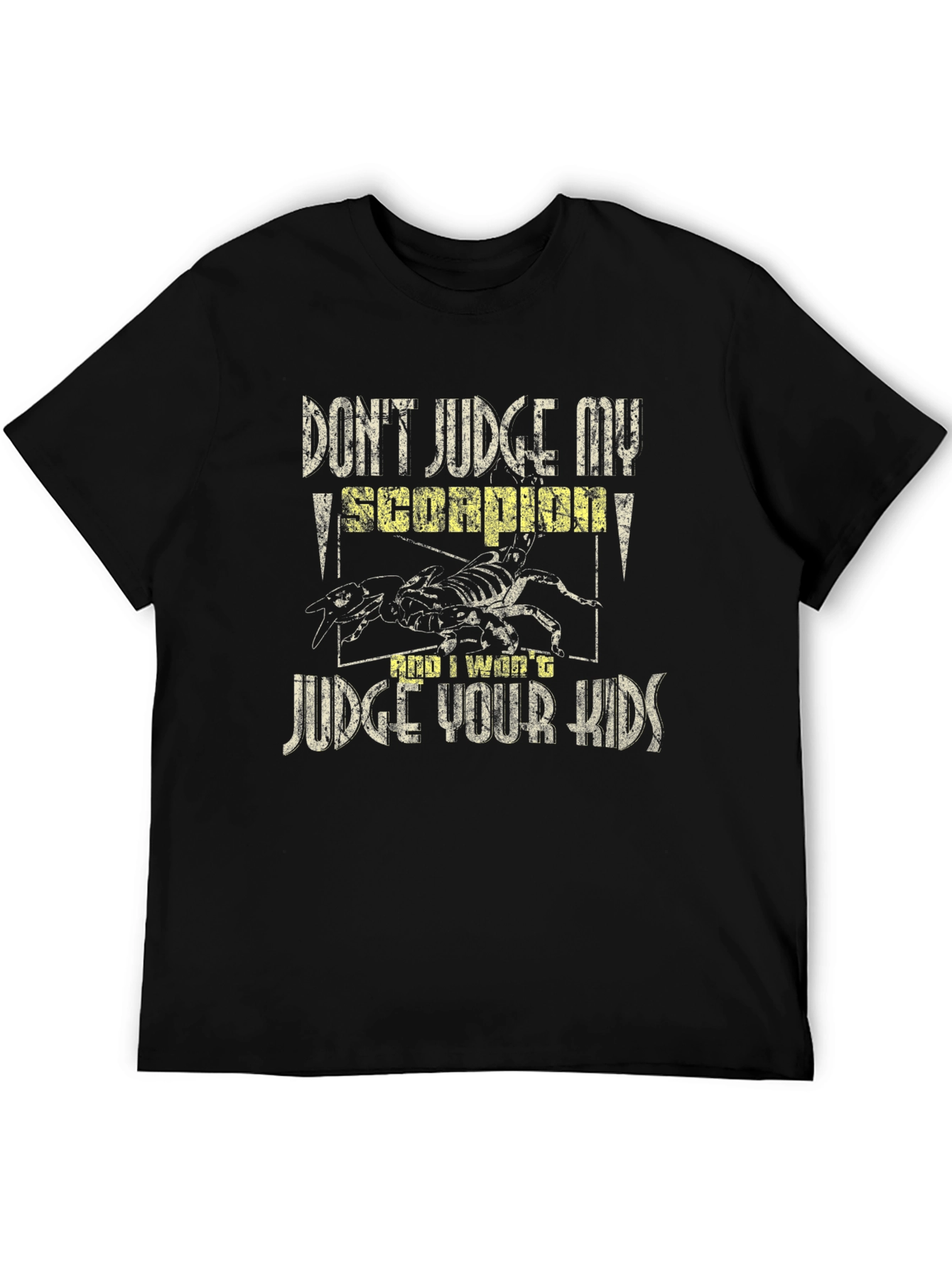 Black Scorpion Graphic Print Tee - Don't Judge Me! view 5