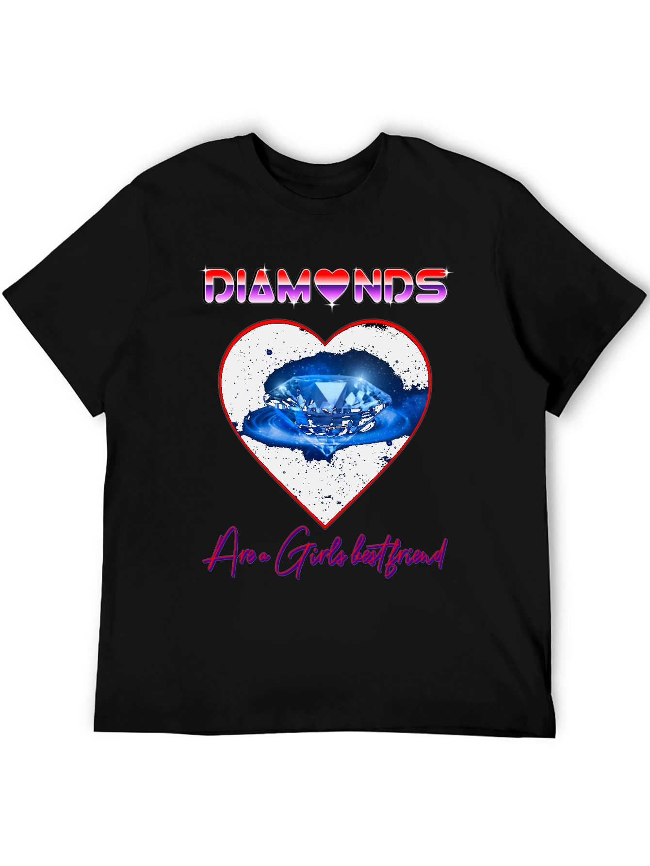 Black Diamonds Are a Girl's Best Friend Graphic Tee view 5