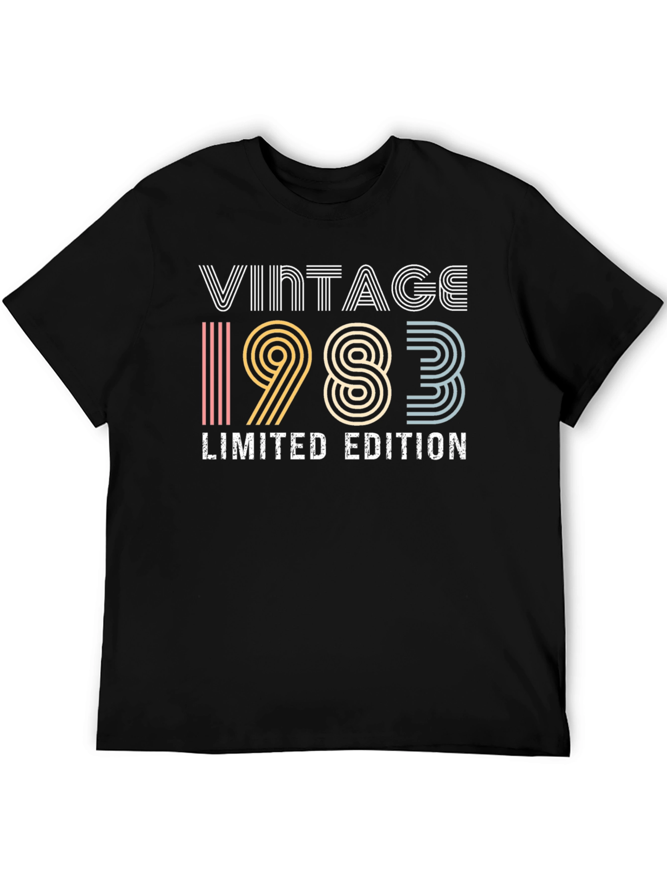Black Vintage 1983 Limited Edition Graphic T-Shirt view 5