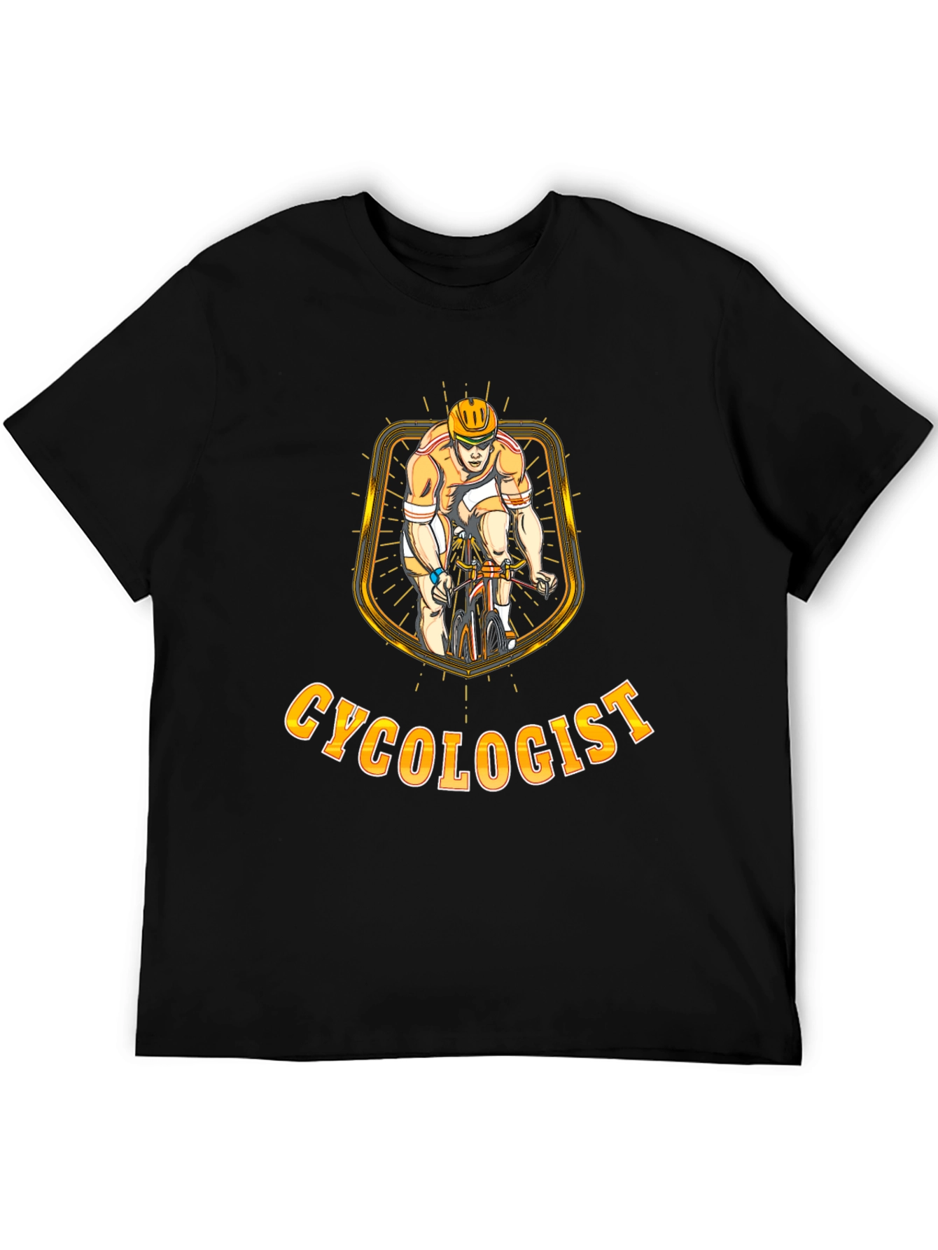 Black Cyclologist Graphic Tee - Ride in Style! view 5