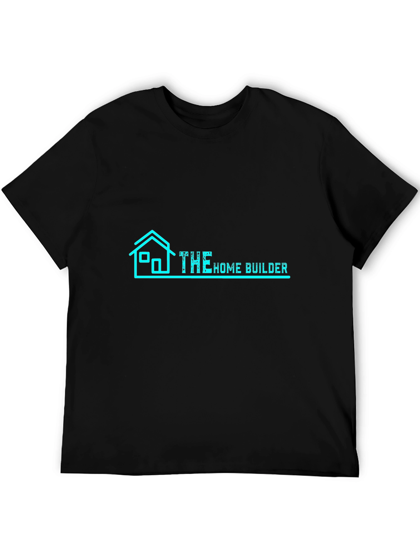 Black The Home Builder Graphic Tee - Black Cotton T-Shirt view 5