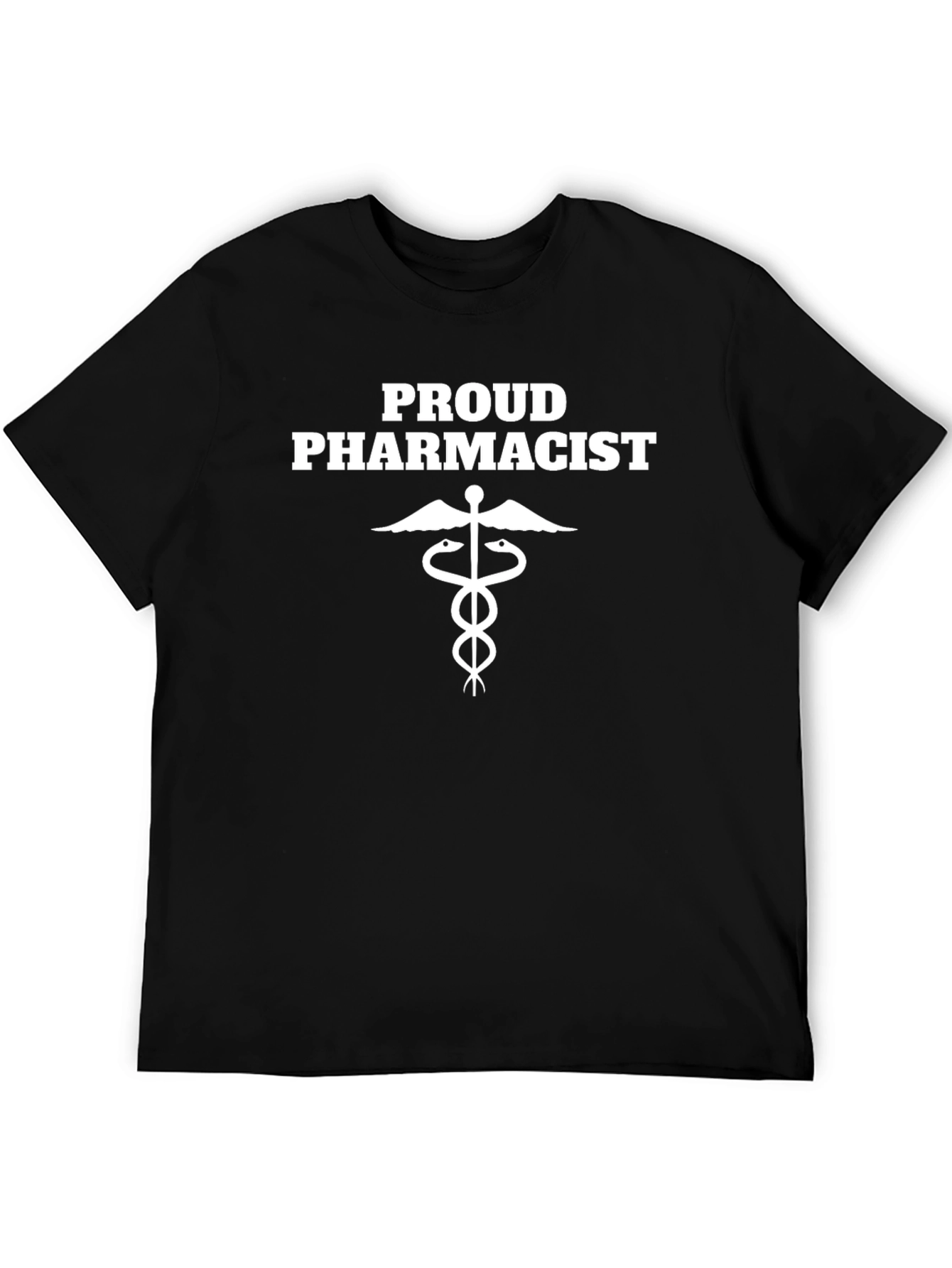 Black Proud Pharmacist Graphic Tee - Black view 5