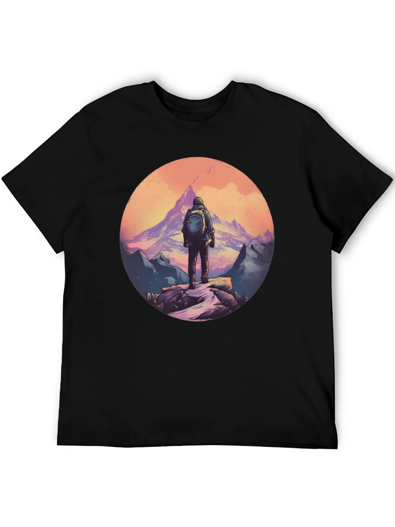Black Mountain Hiker Graphic Tee - Adventure Awaits! view 5