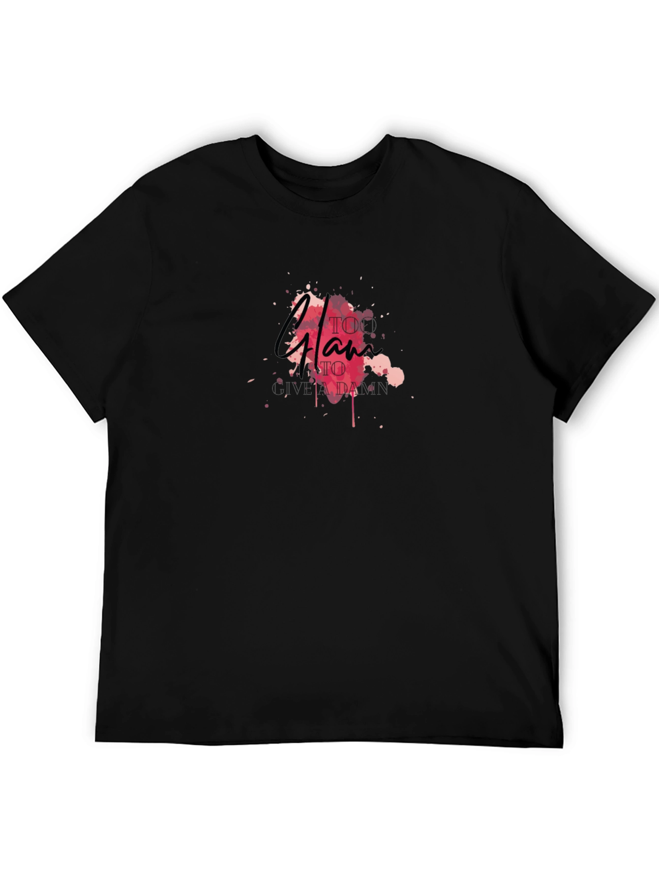 Black Glam To Glam T-Shirt - Stylish Graphic Tee view 5