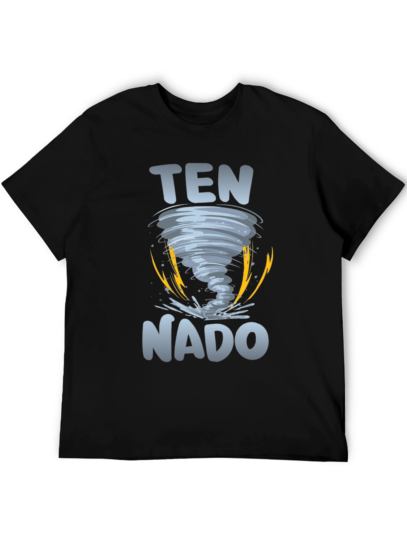 Black Ten Nado Tornado Graphic T-Shirt view 5