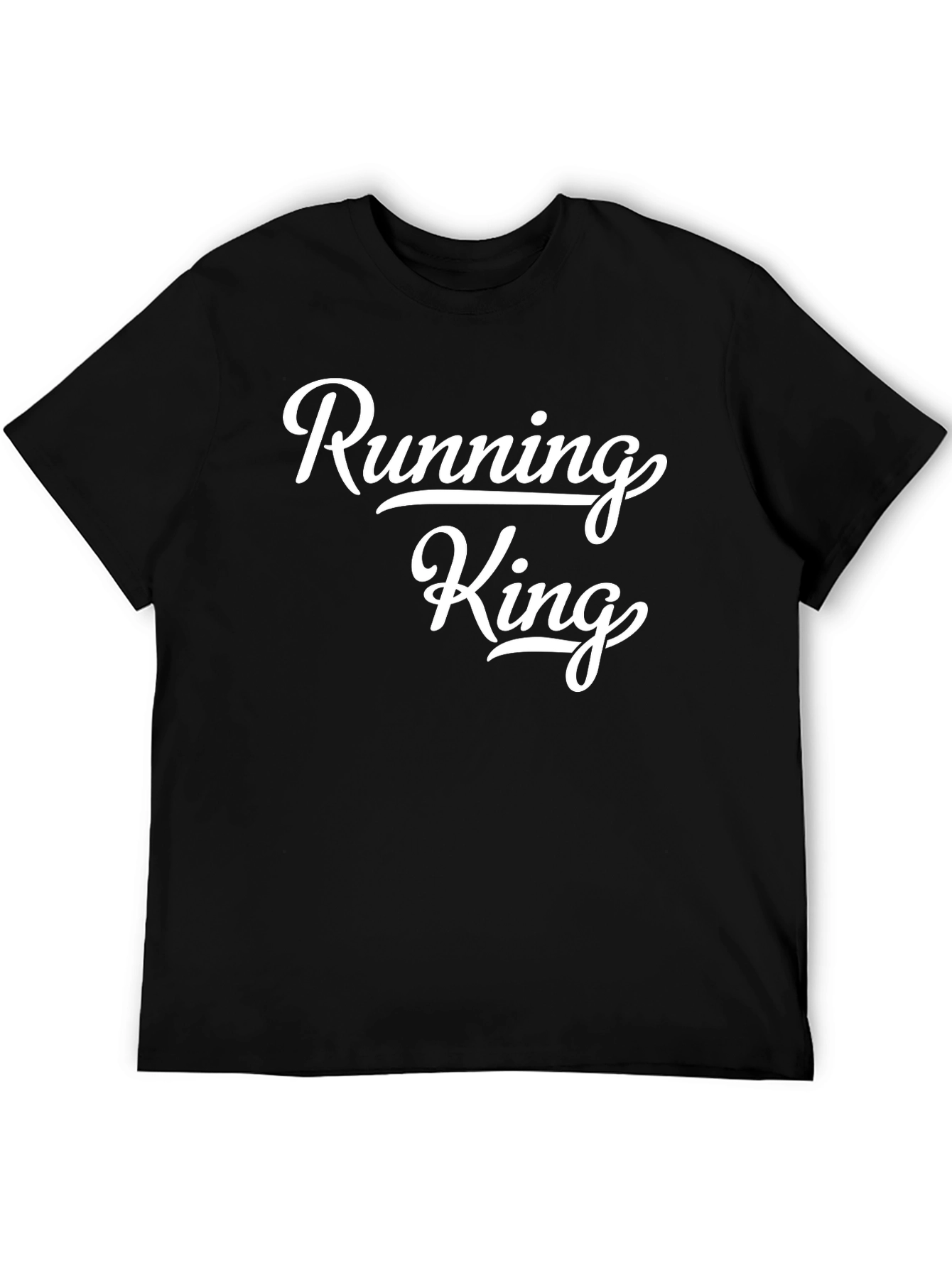 Black Running King Black T-Shirt view 5
