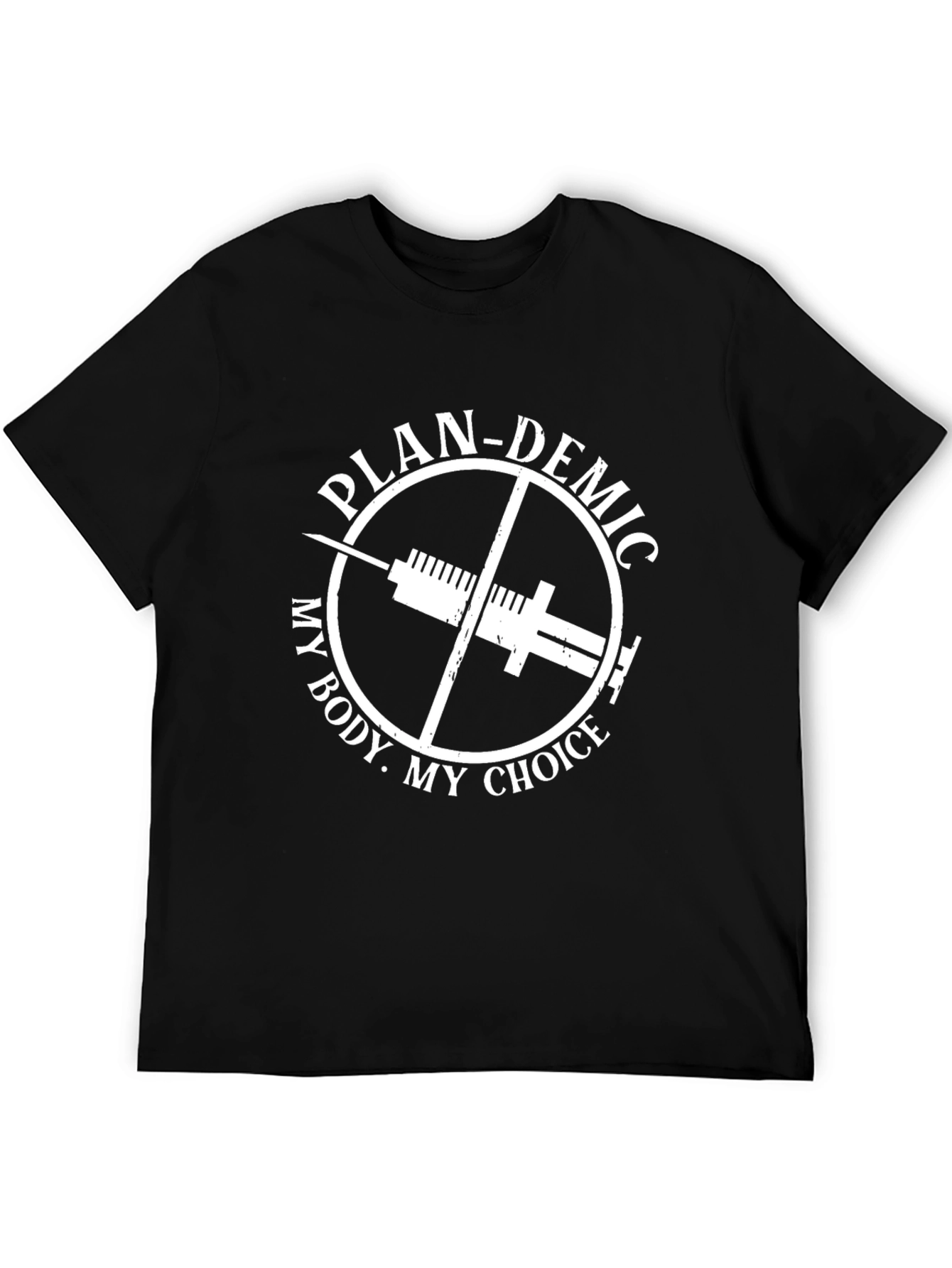 Black Plan-demic My Body My Choice T-Shirt view 5
