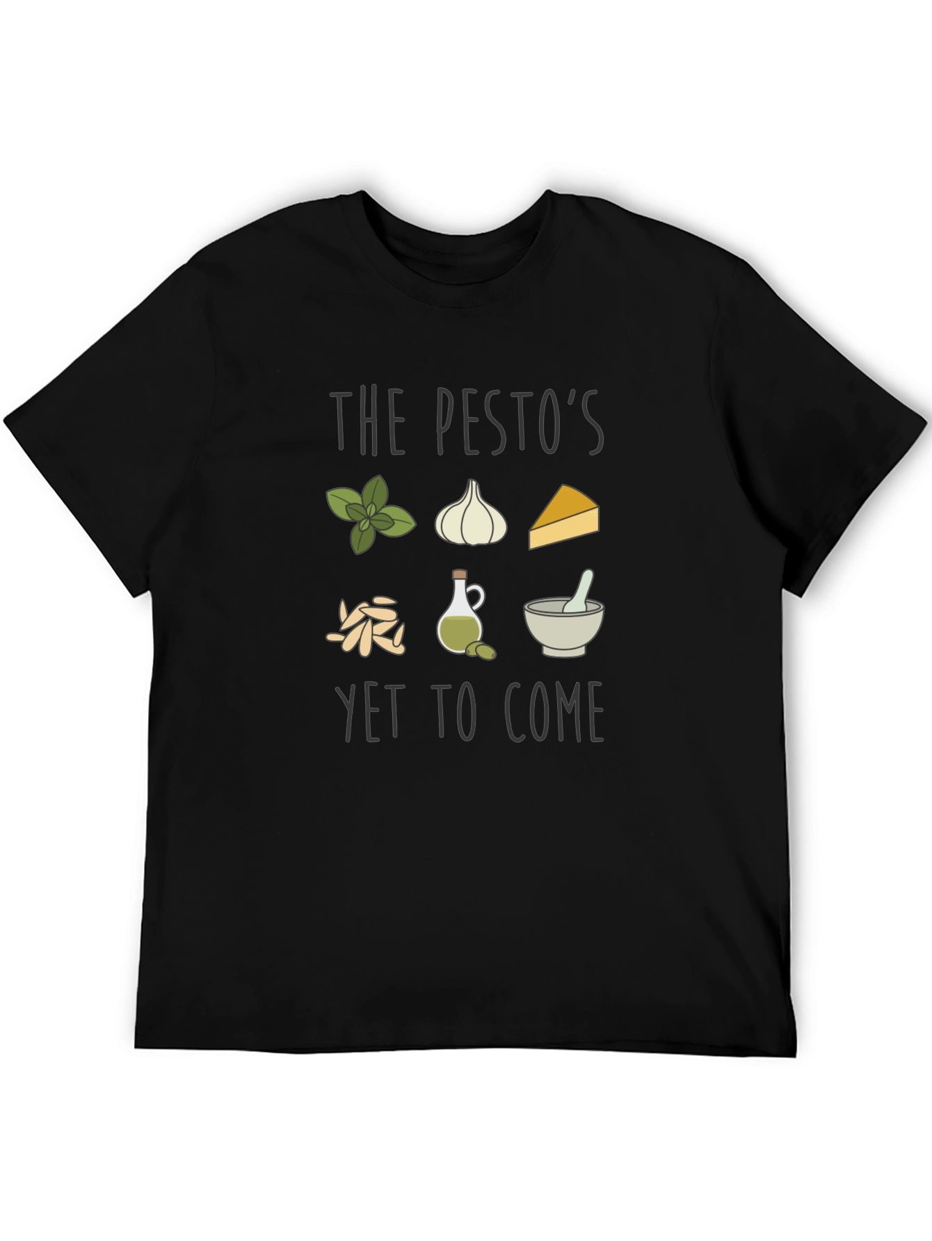 Black The Pesto's Yet To Come Black Graphic T-Shirt view 5