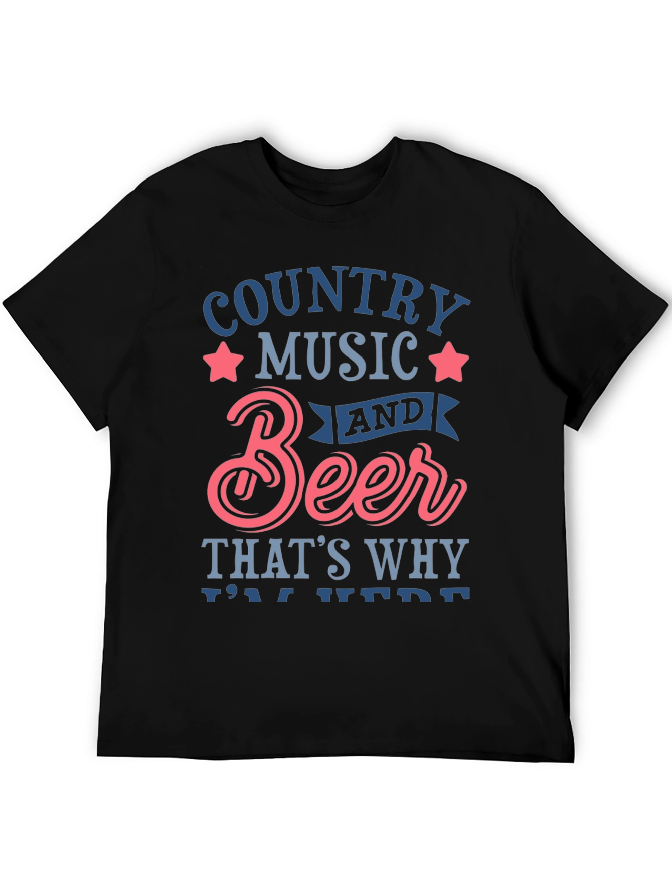 Black Country Music & Beer Graphic Tee view 5