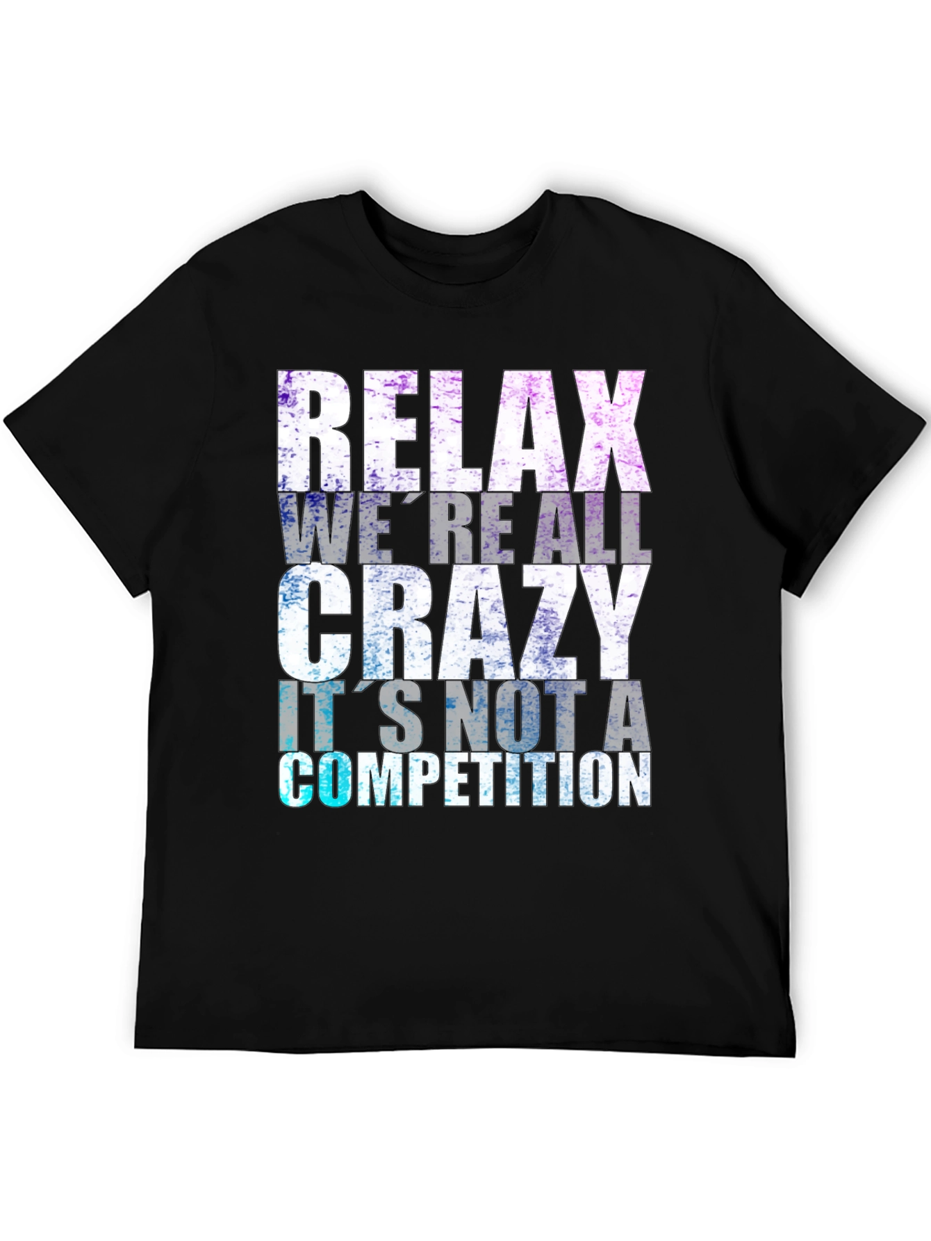 Black Relax, We're All Crazy Graphic T-Shirt view 5