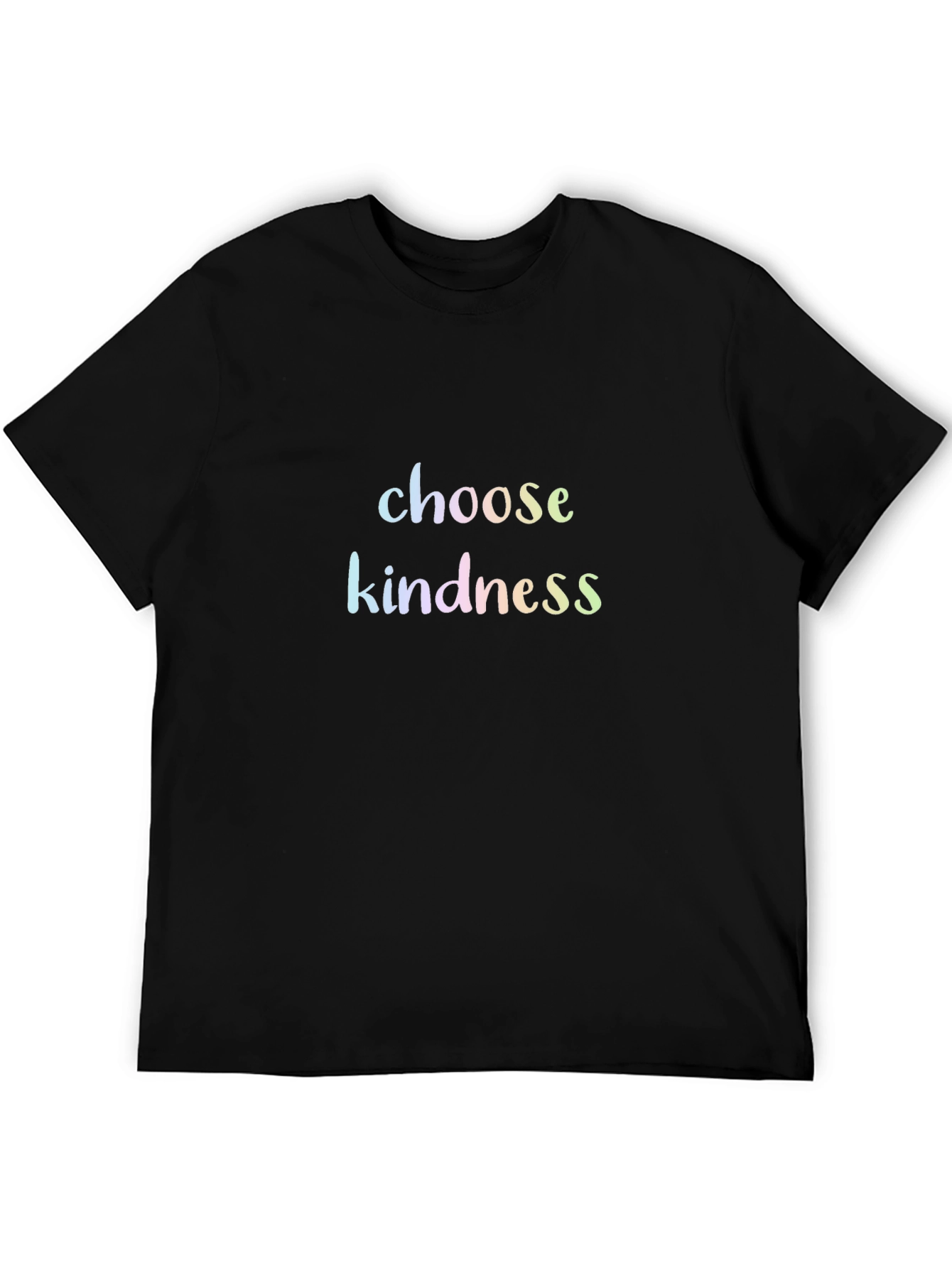Black Choose Kindness Black T-Shirt view 5
