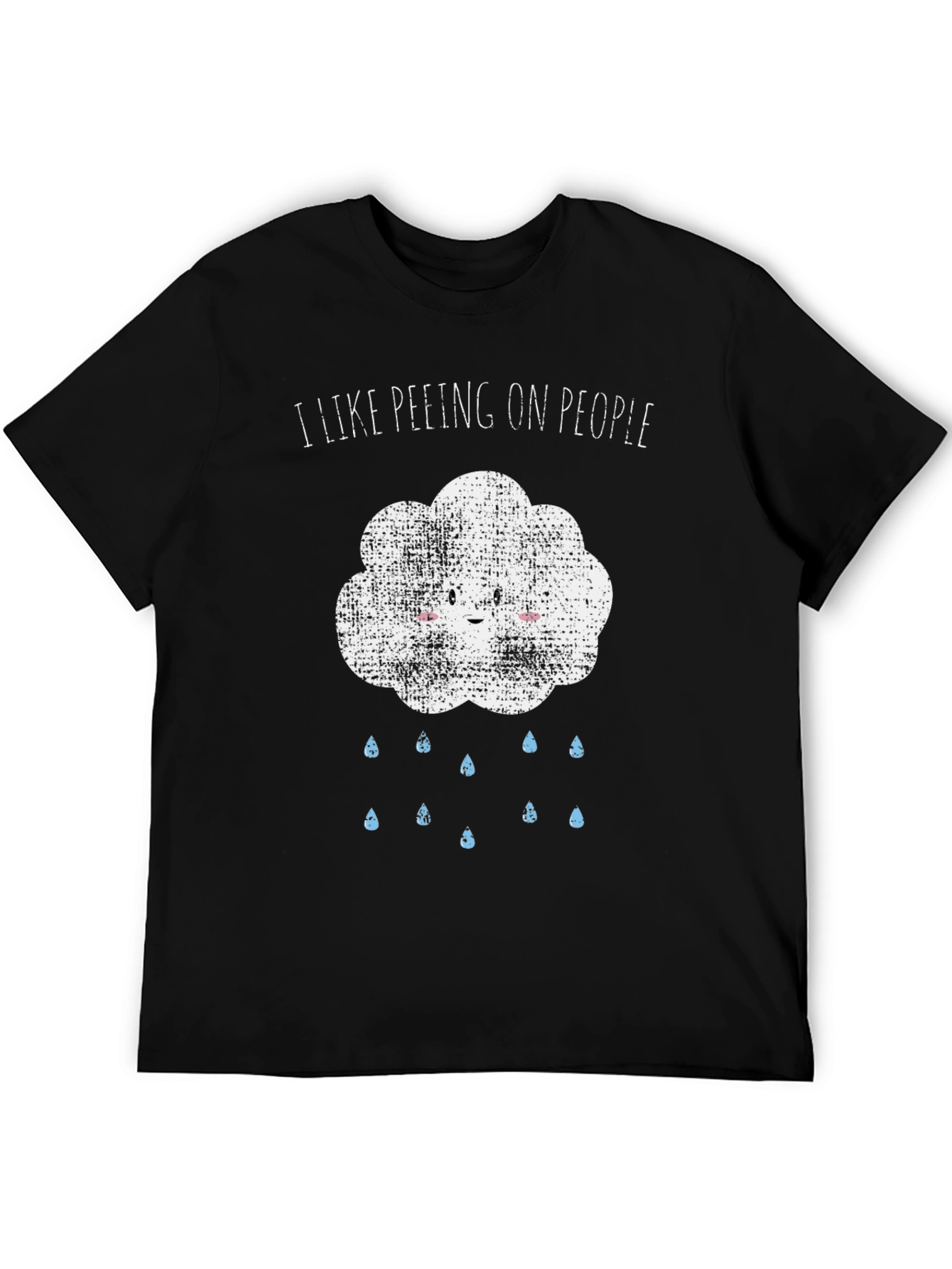 Black I Like Peeing On People Graphic Tee view 5