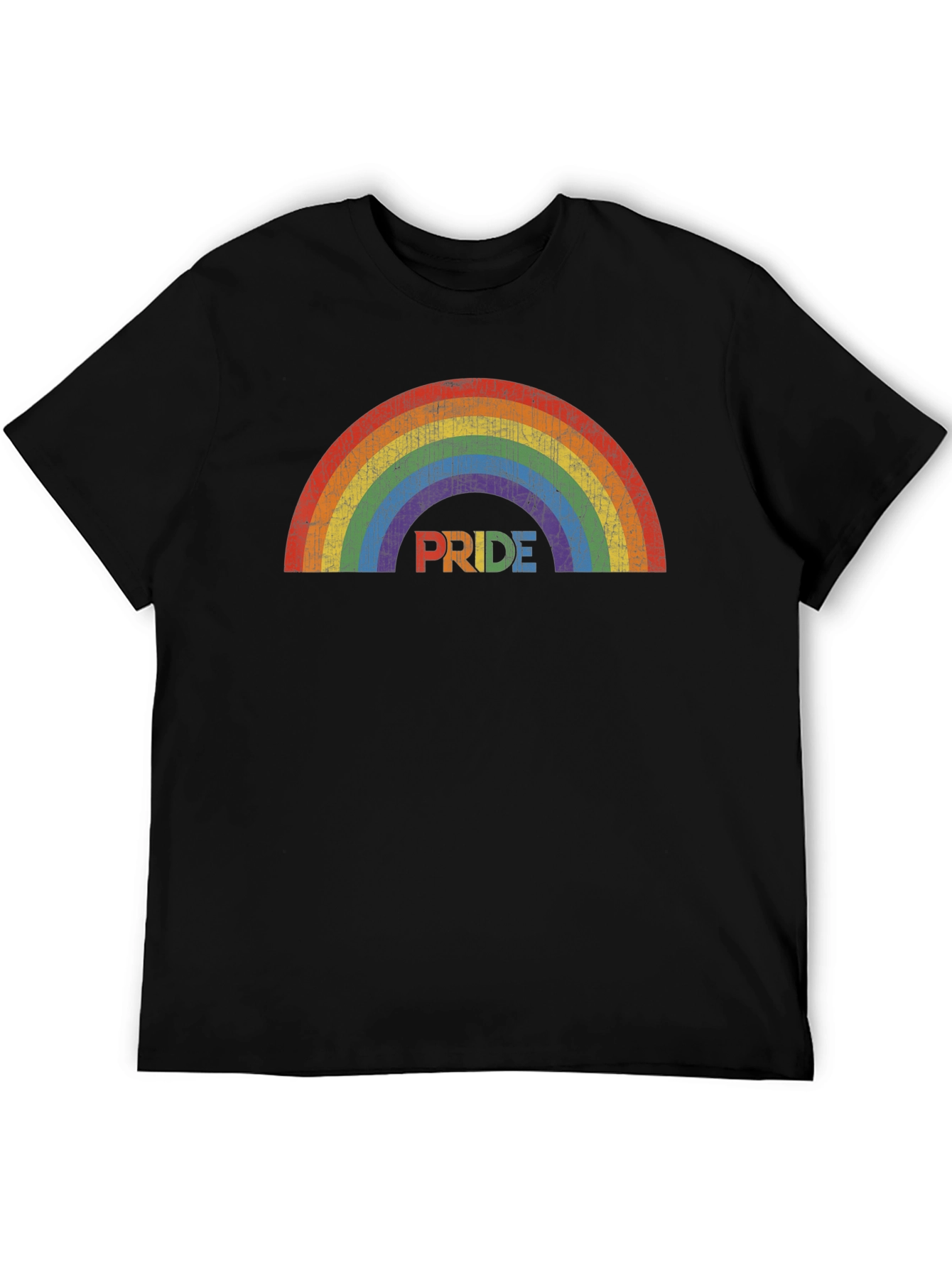 Black Pride Rainbow Graphic T-Shirt view 5