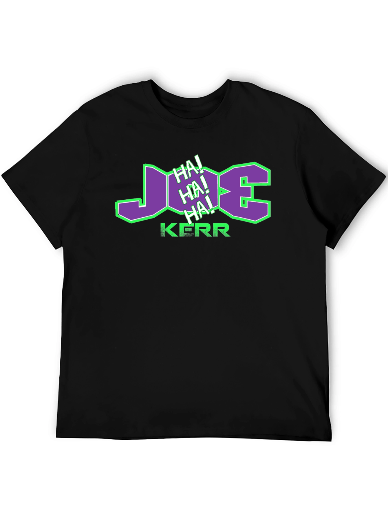 Black Joe Kerr HA! HA! HA! T-Shirt view 5