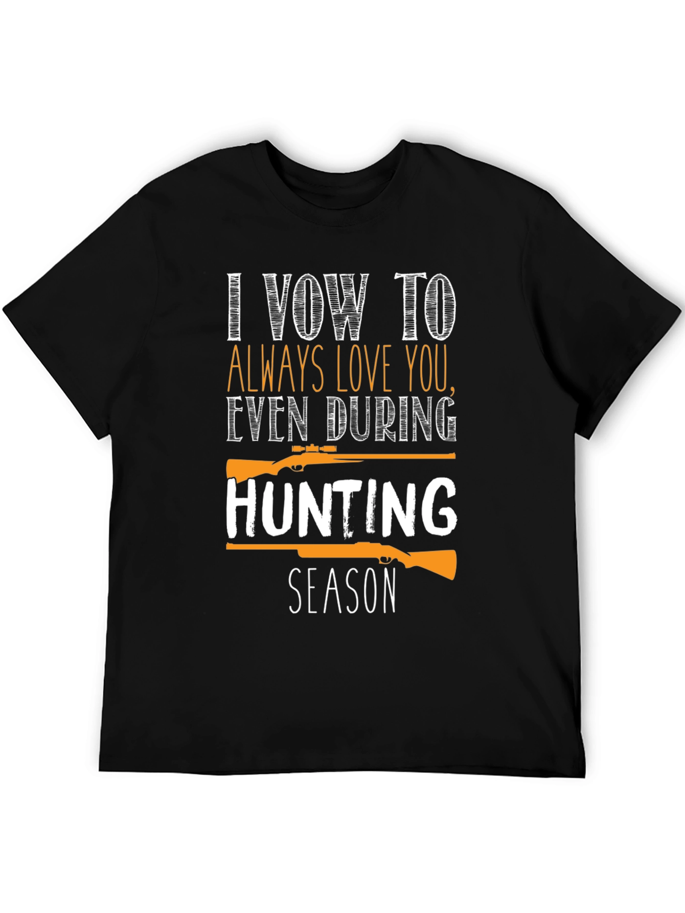 Black Hunting Season Vow Graphic Tee view 5