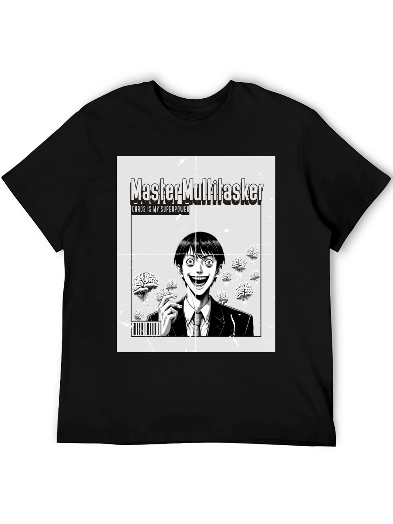 Black Master Multitasker Graphic Tee view 5