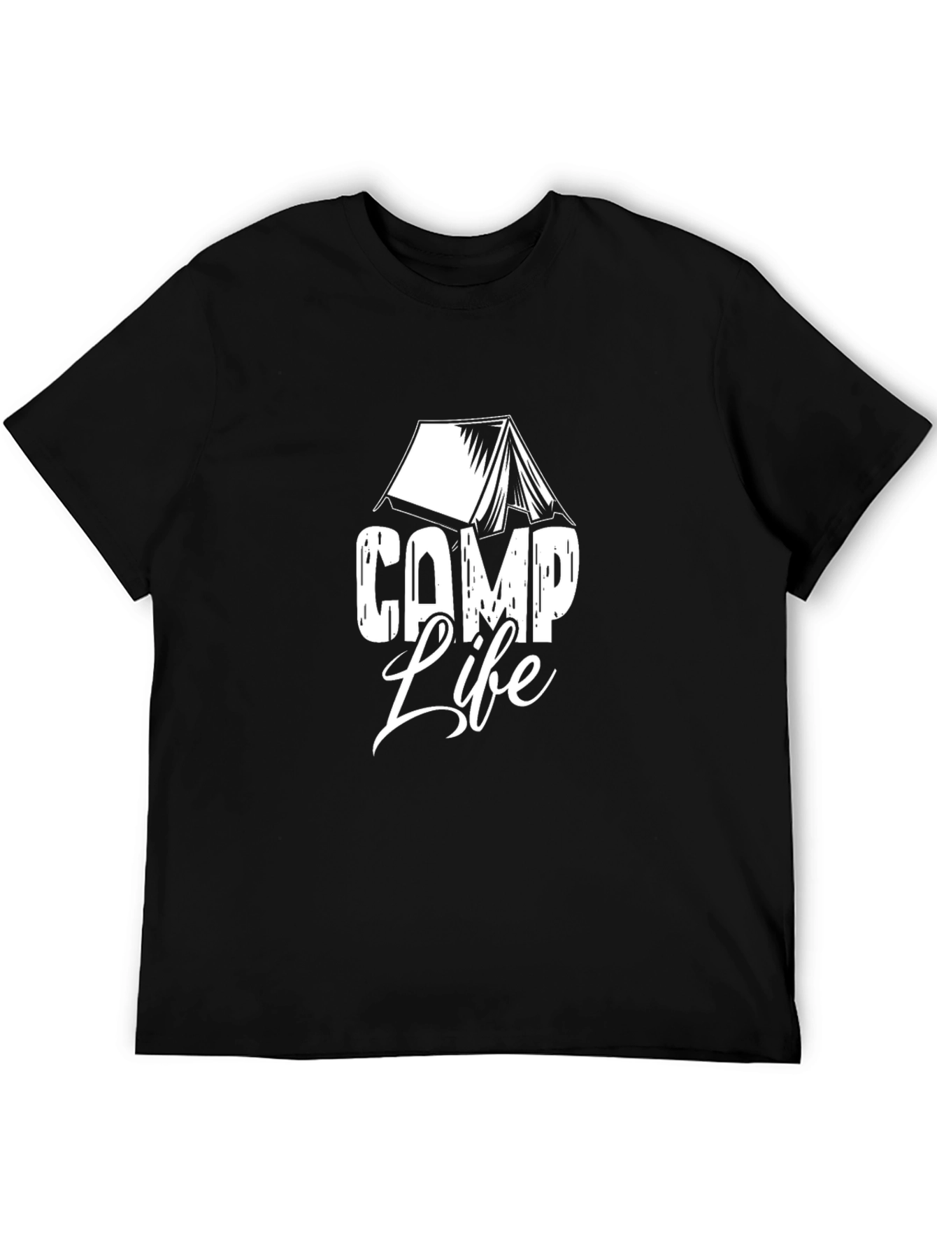 Black Camp Life Graphic T-Shirt - Unisex view 5