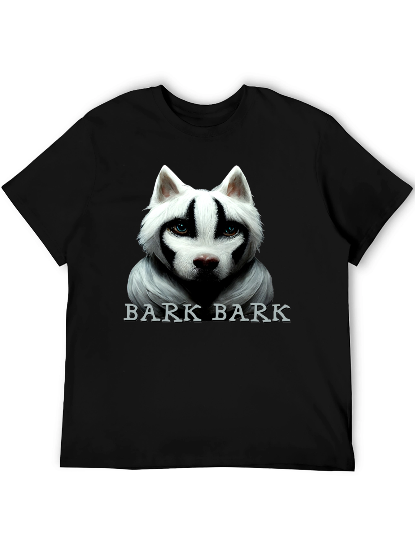 Black Bark Bark Dog Graphic Tee - Men's Black T-Shirt view 5