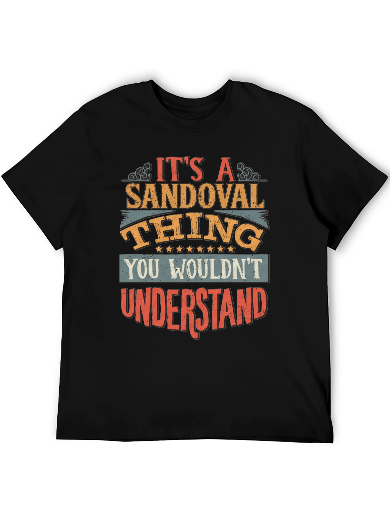 Black It's A Sandoval Thing T-Shirt view 5