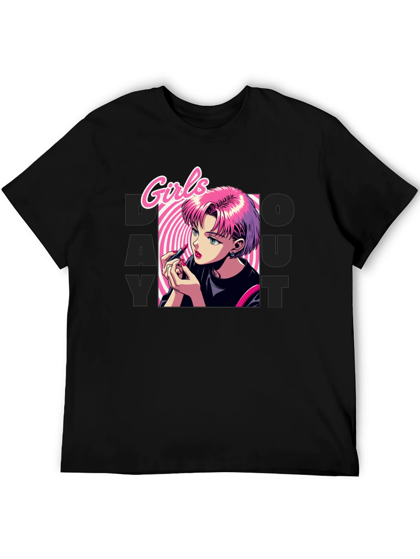 Black Girls Do What You Want T-Shirt - Anime Style view 5