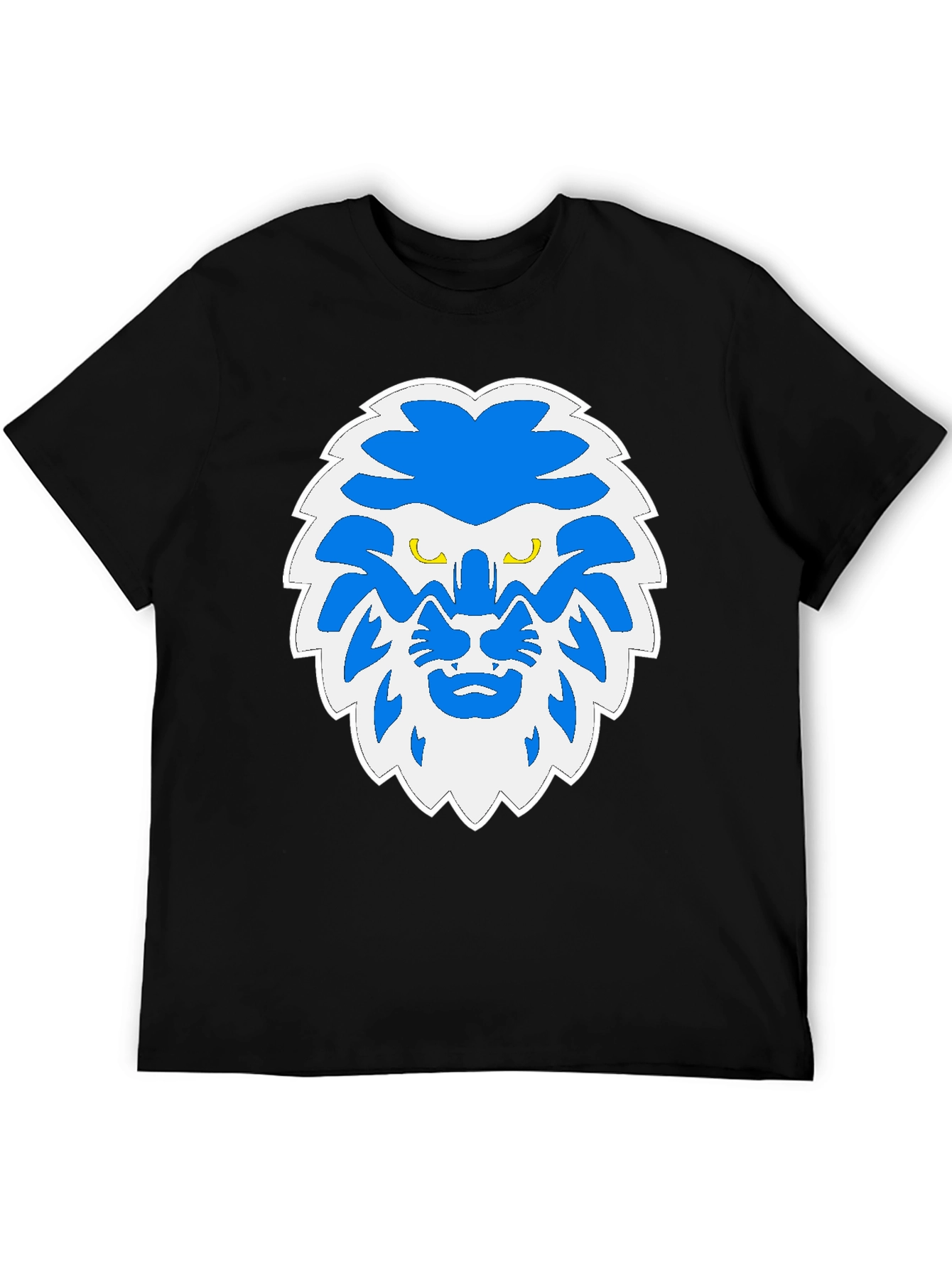 Black Lion Graphic Black T-Shirt view 5