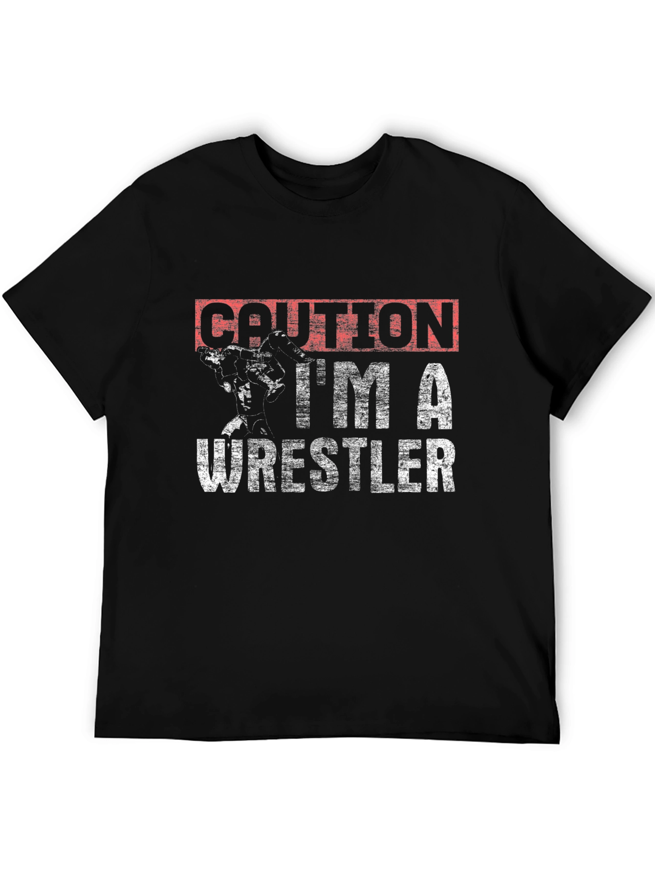 Caution Wrestler Graphic T-Shirt - 5