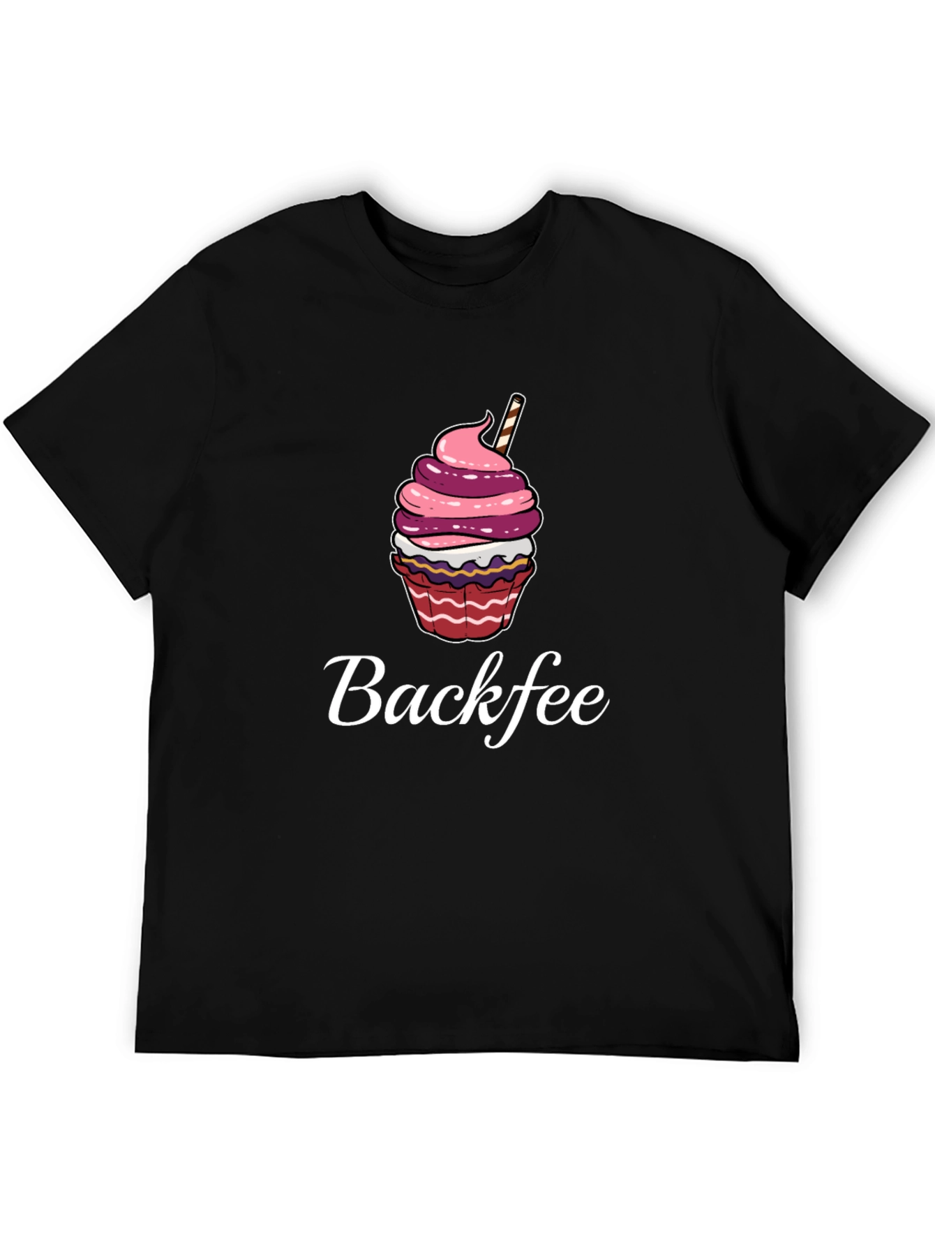 Backfee Cupcake Graphic Tee - Casual Comfort - 5