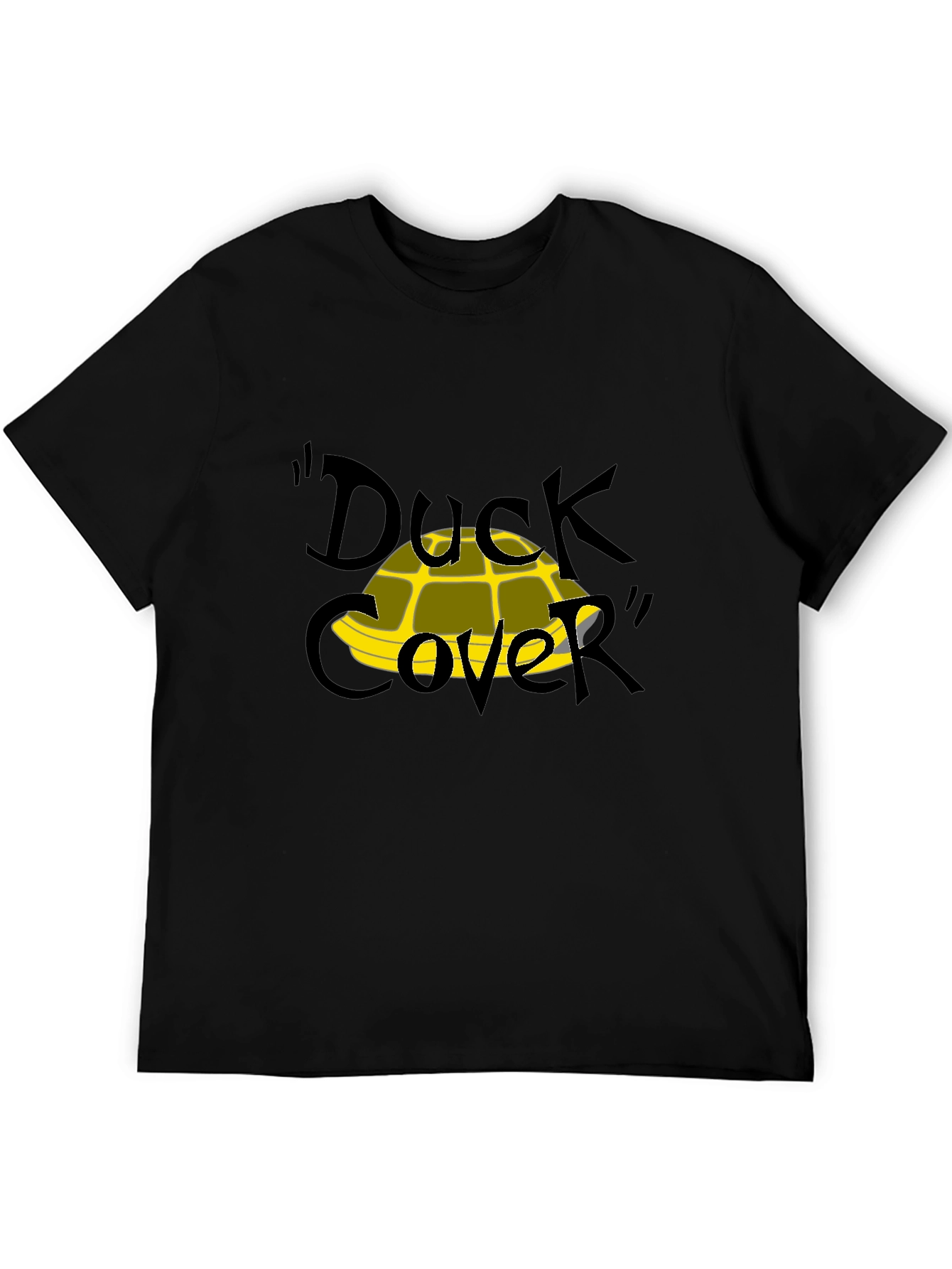 Black Duck Cover Funny Graphic T-Shirt view 5