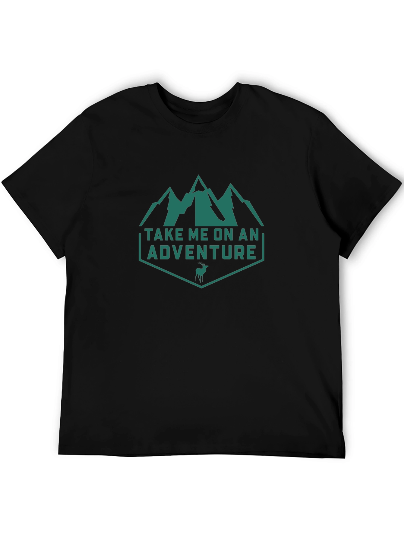 Black Adventure T-Shirt: Take Me On An Adventure Tee view 5