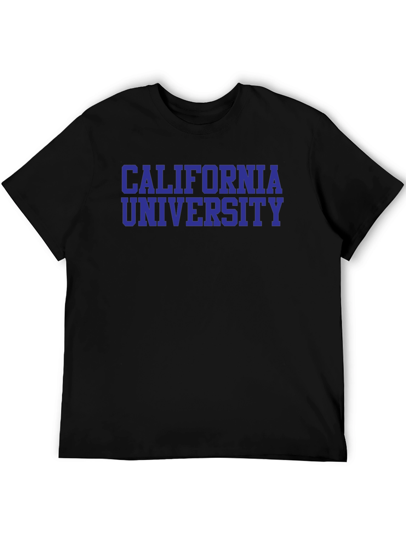 Black California University Black T-Shirt view 5