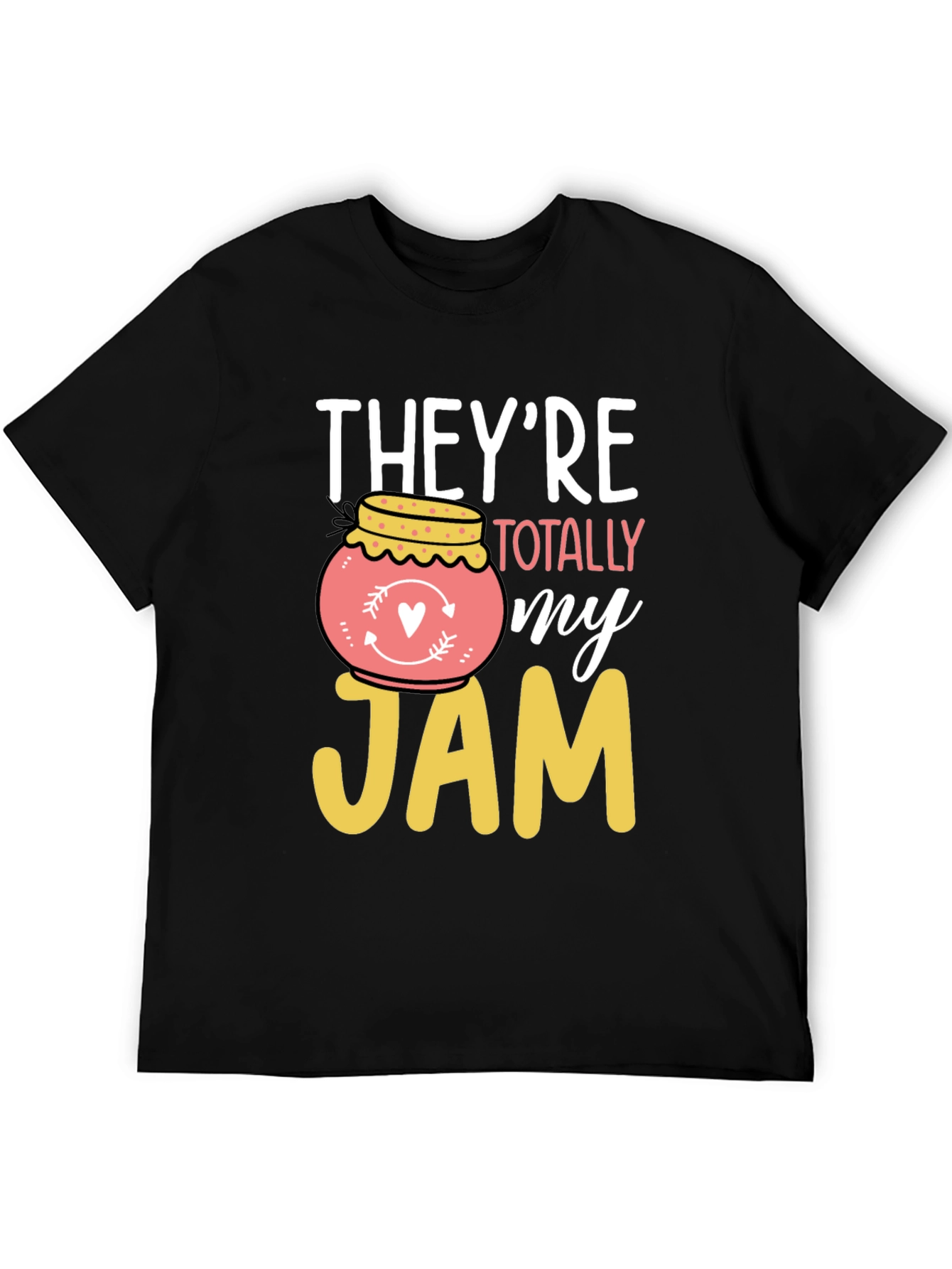 Black They're Totally My Jam Graphic Tee view 5