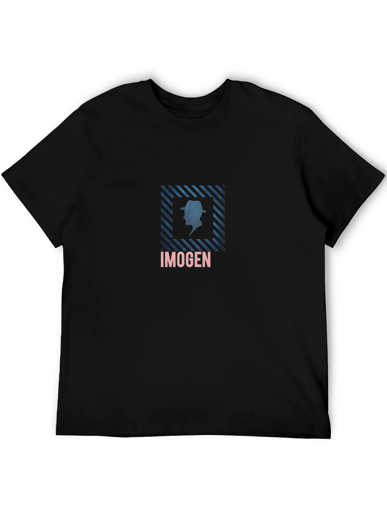 Black Imogen T-Shirt - Stylish Graphic Tee for Men view 5