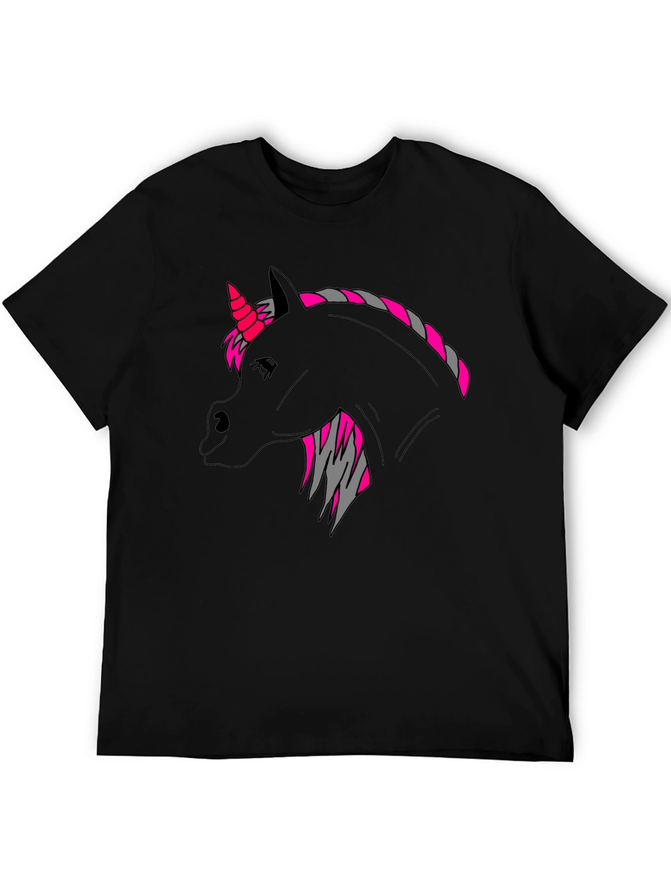 Black Unicorn Graphic T-Shirt - Unique Style view 5