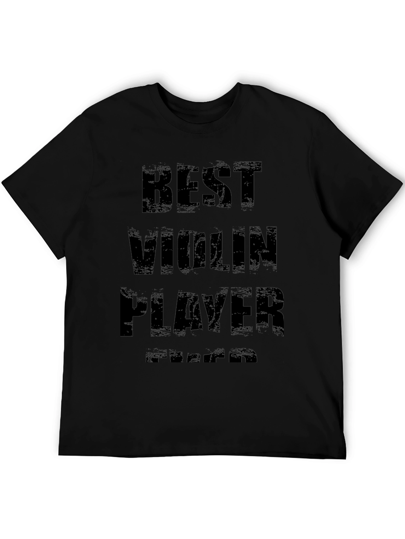 Black Best Violin Player Ever T-Shirt, Music Lover Tee view 5