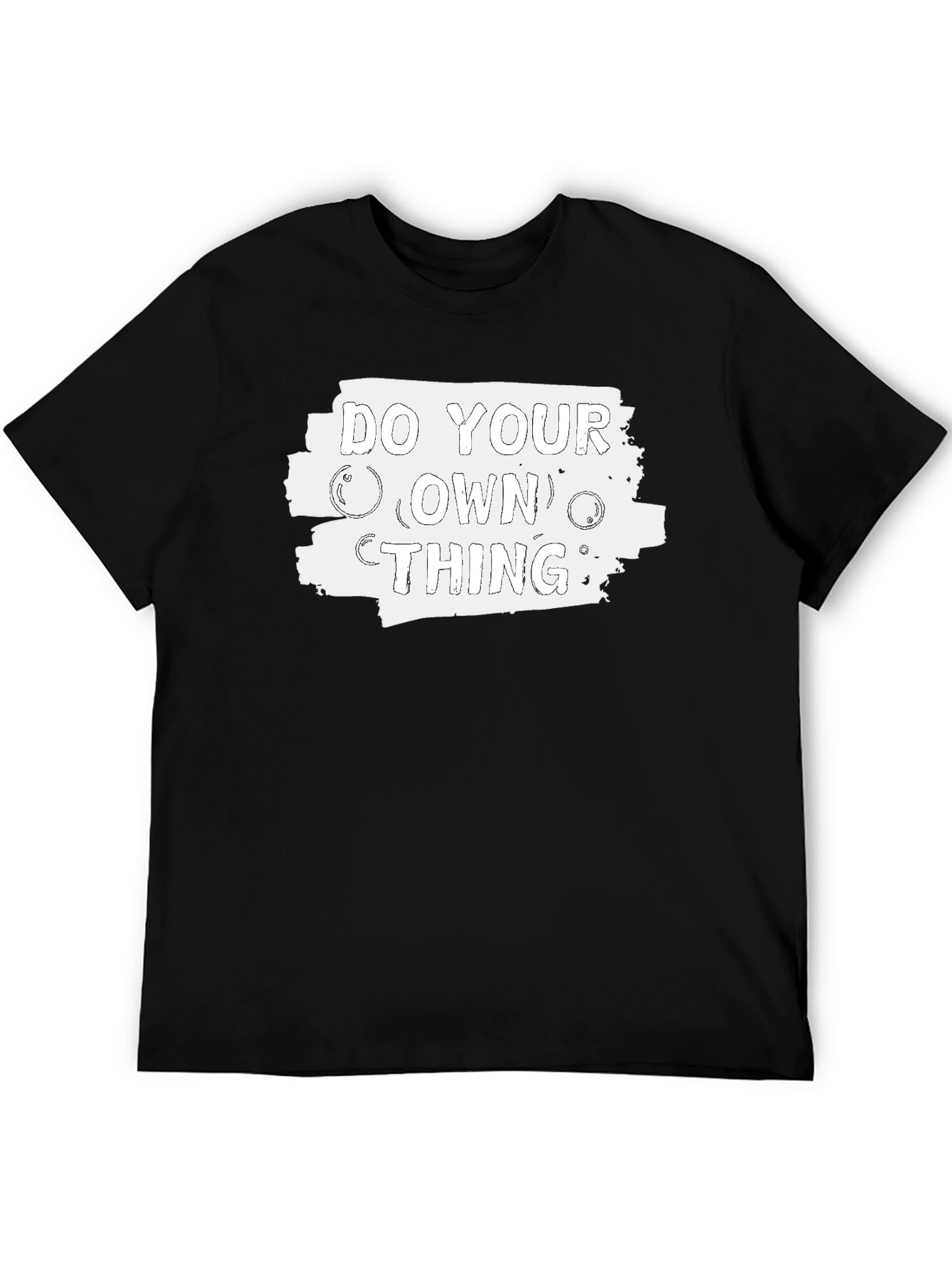 Black Do Your Own Thing Graphic T-Shirt - Unisex Style view 5