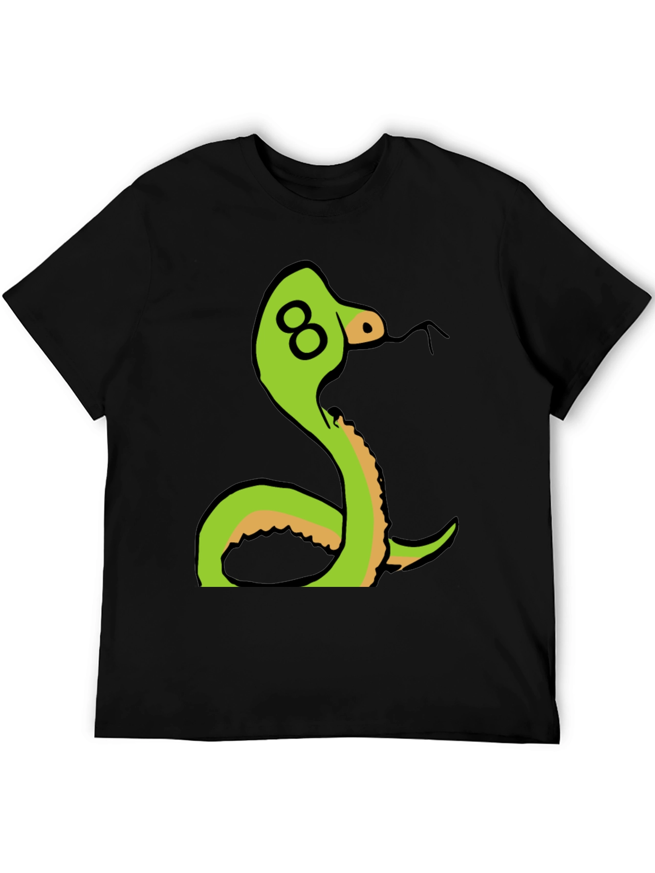 Black Snake Graphic T-Shirt - Unique Design view 5