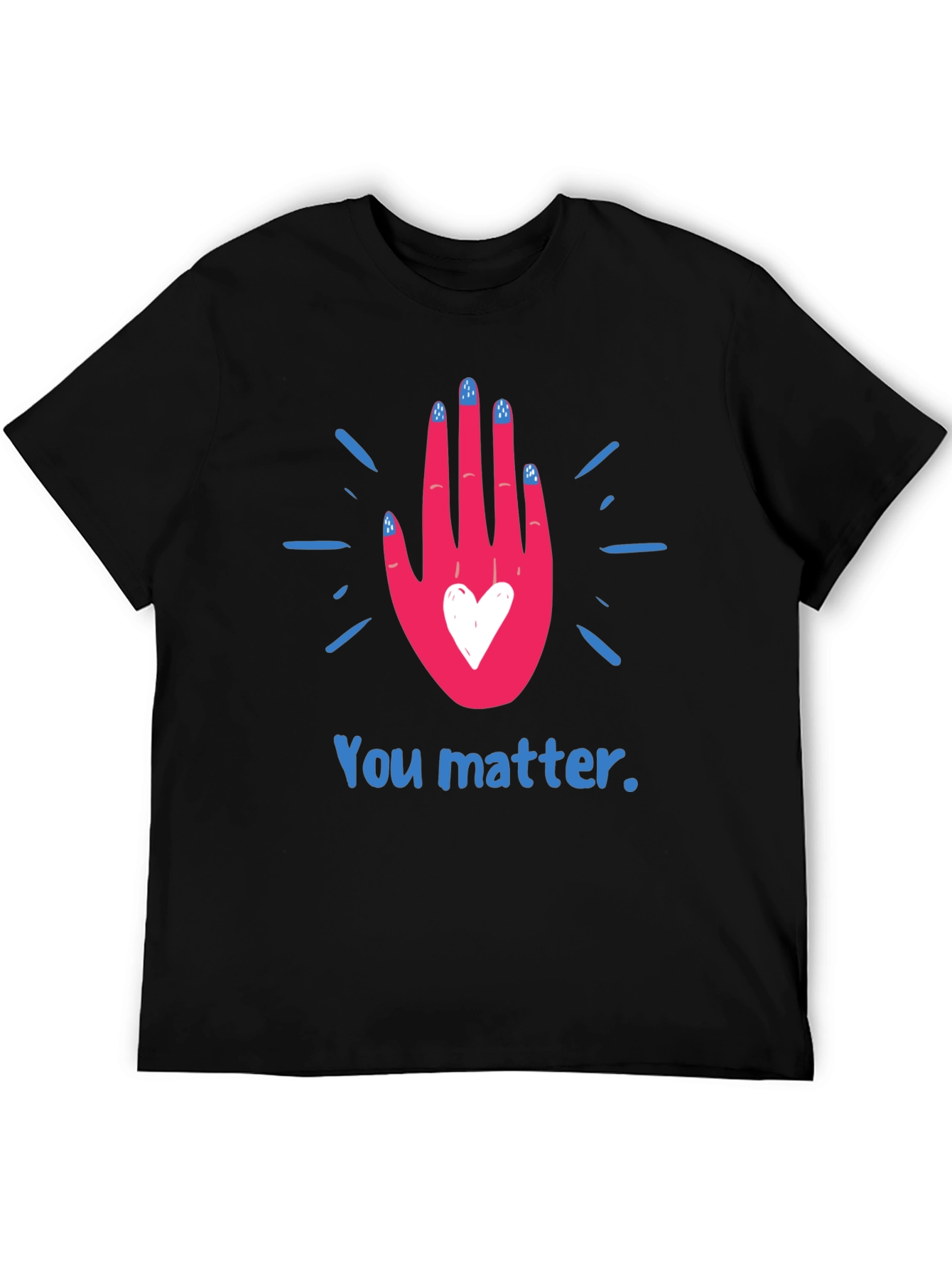 Black You Matter T-Shirt - Positive Message Tee view 5