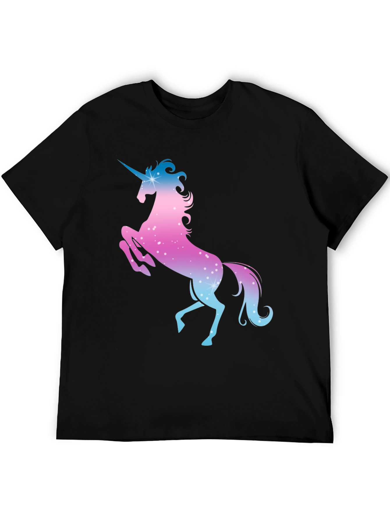 Black Unicorn Graphic Tee - Magical Design view 5