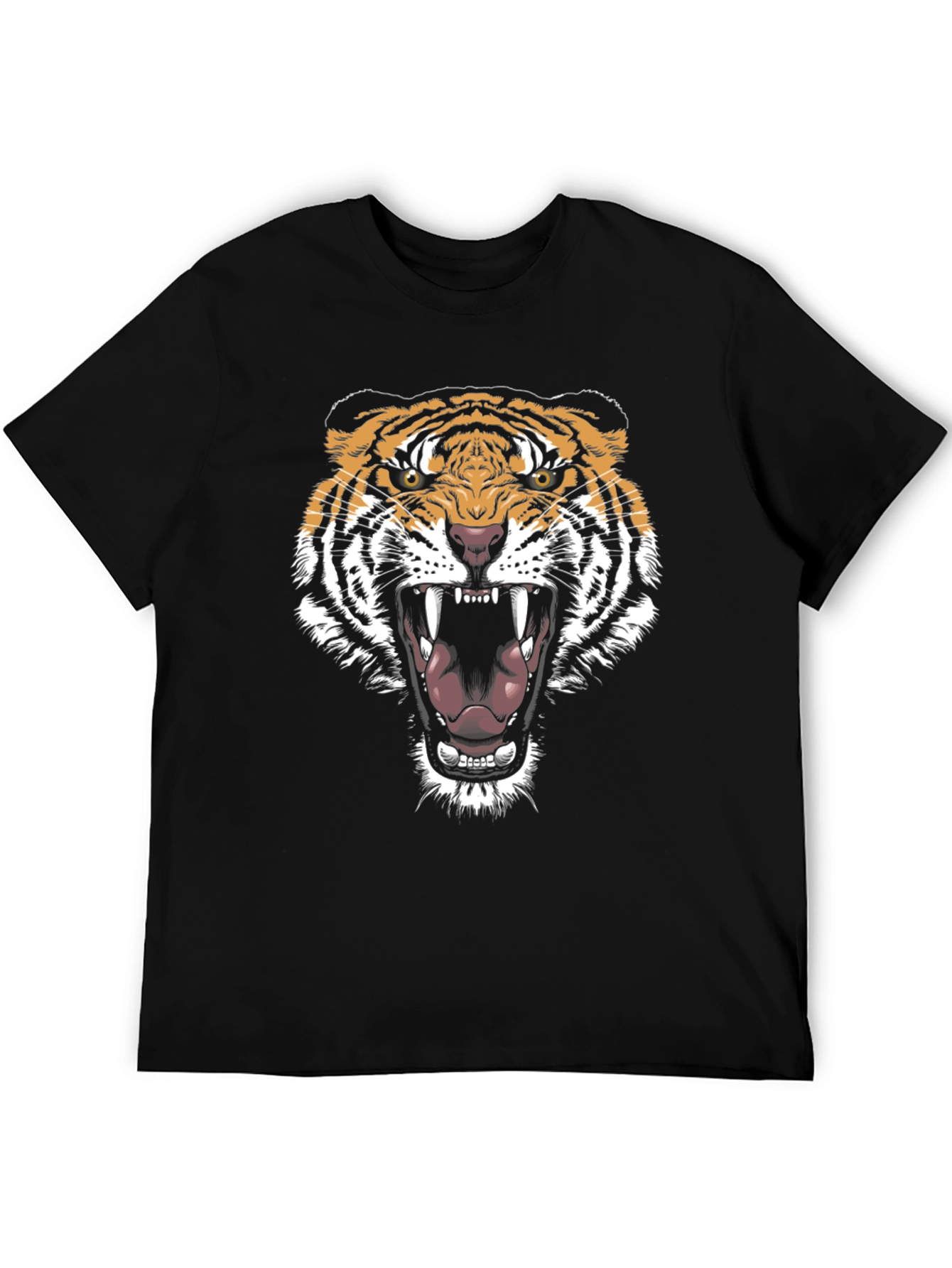 Black Black Tiger Graphic Tee view 5