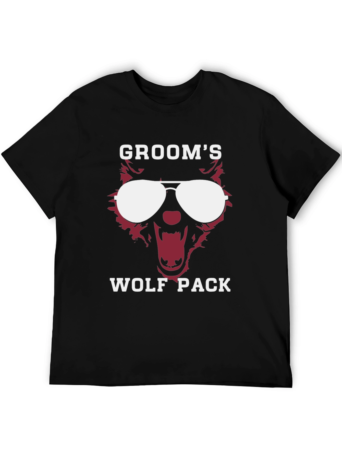 Black Groom's Wolf Pack Graphic Tee view 5