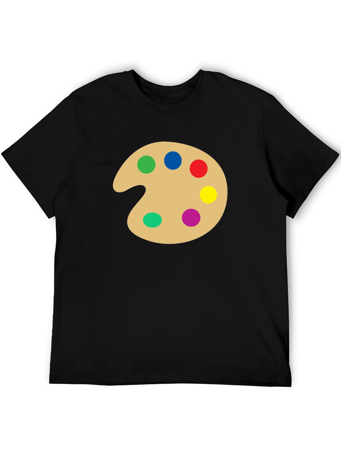 Black Artist Palette T-Shirt - Creative Design view 5