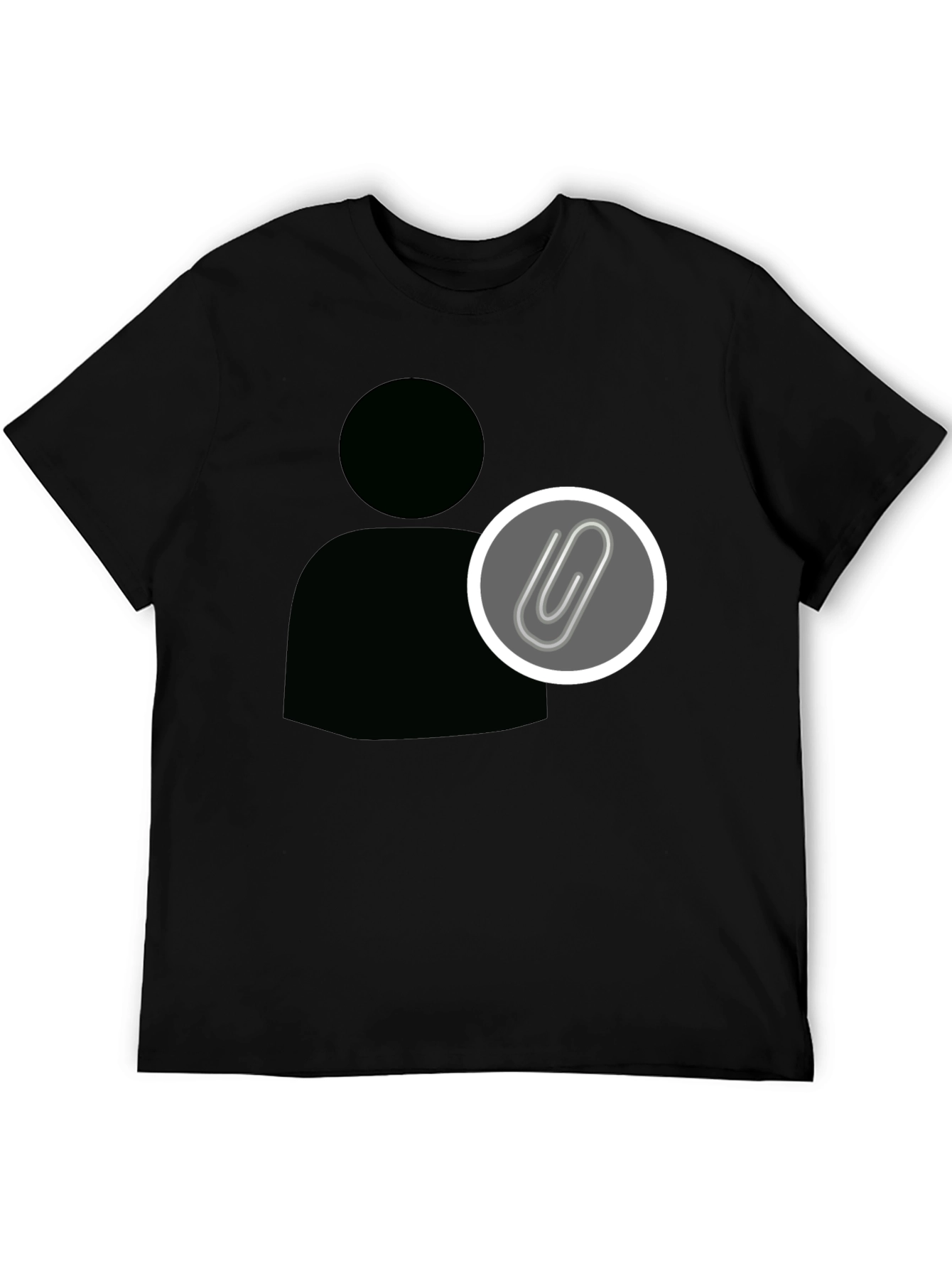 Statement Black Tee - Profile Attachment Design - 5