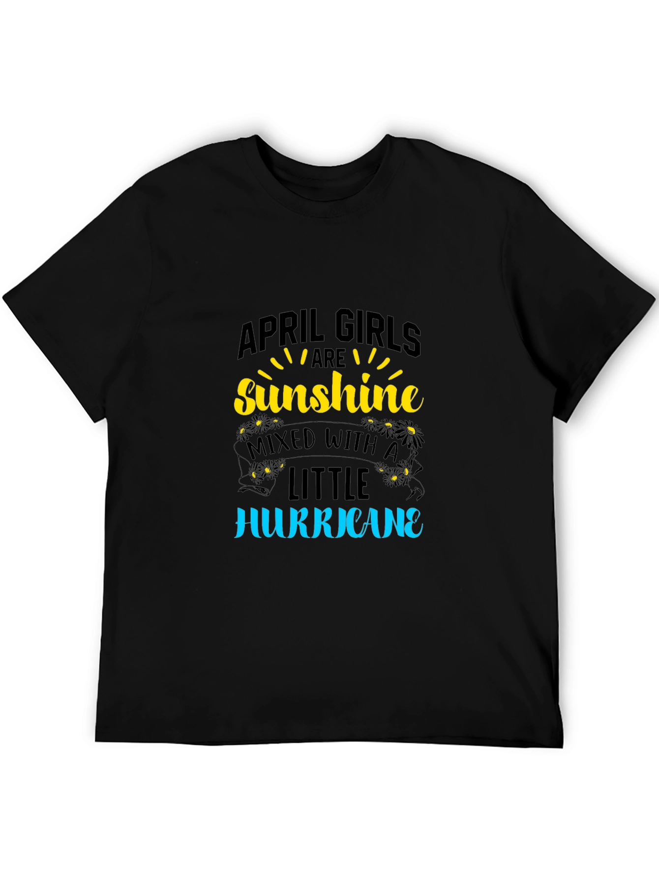 Black April Girls Sunshine Hurricane T-Shirt view 5