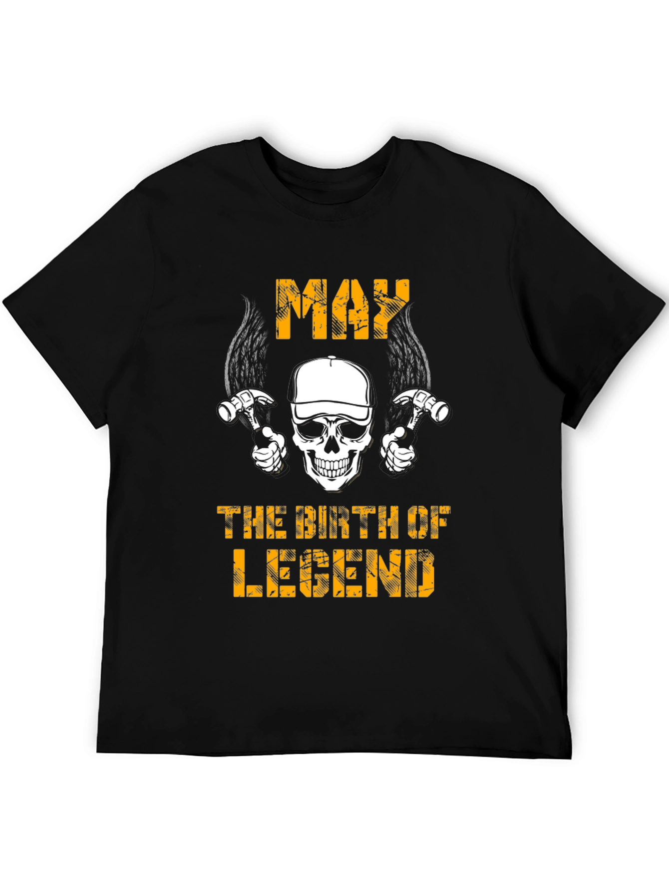 Black May Birth of Legends Graphic T-Shirt view 5