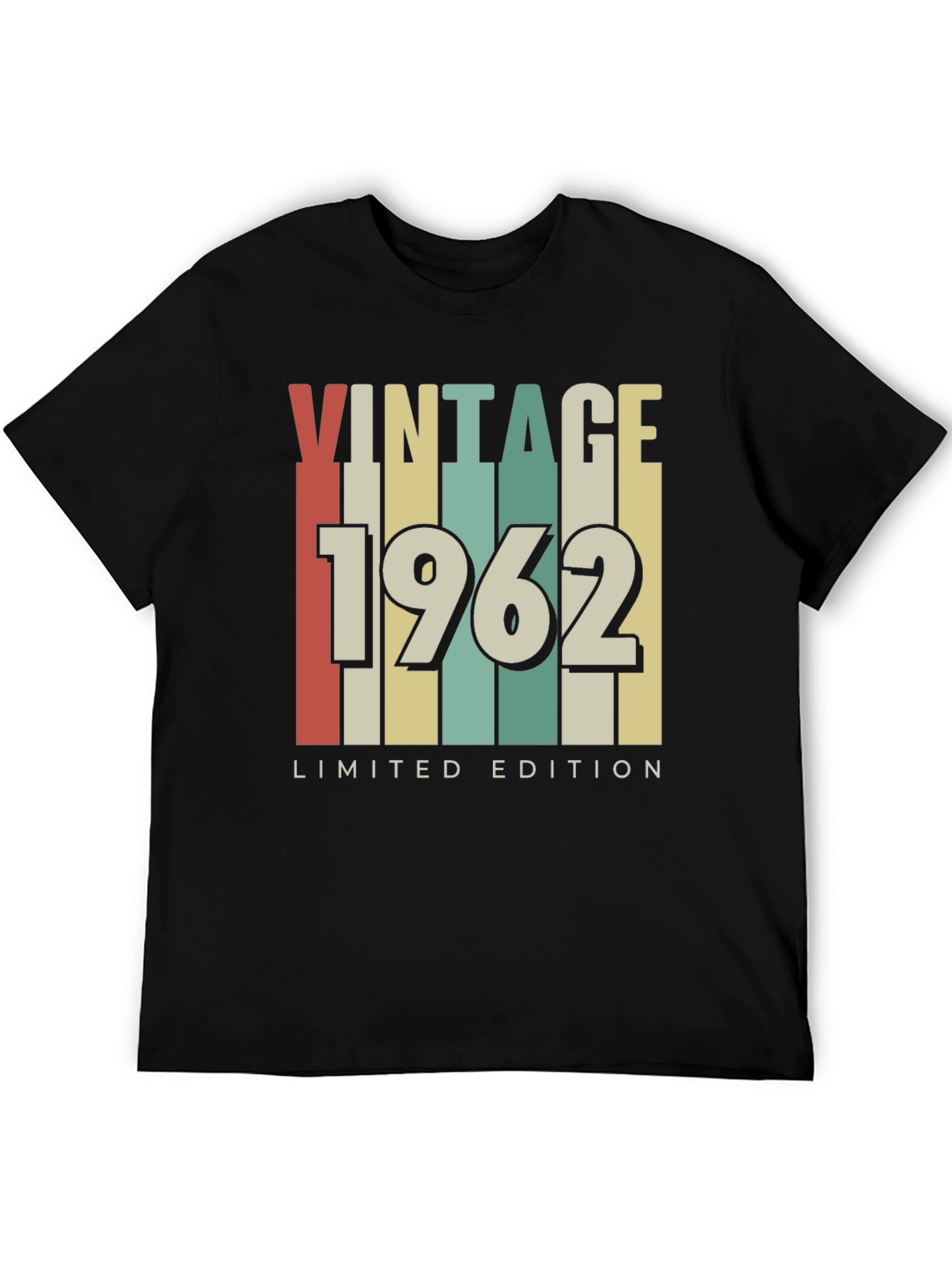 Black Vintage 1962 Limited Edition Graphic T-Shirt view 5