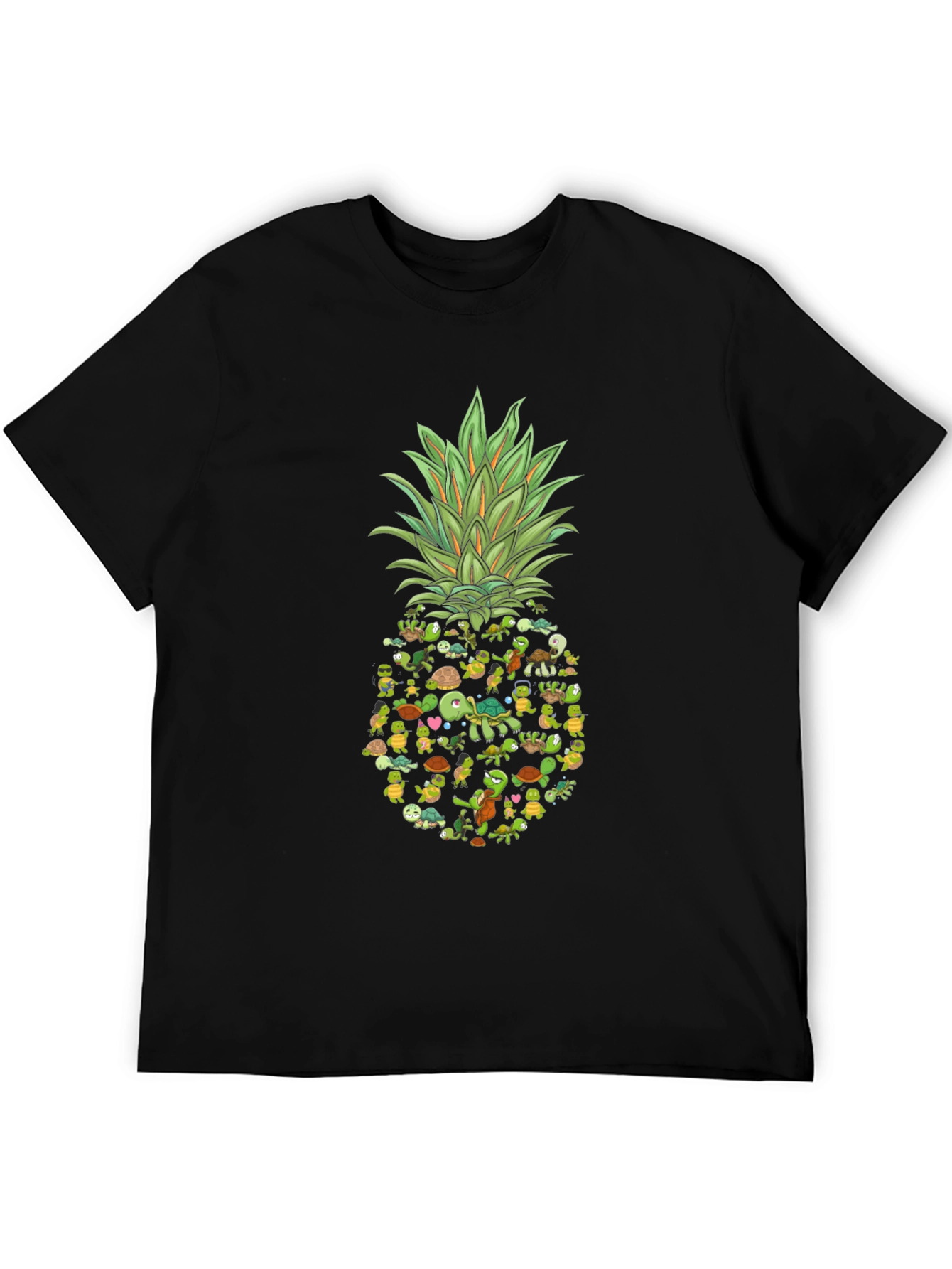 Black Turtle Pineapple Graphic Tee view 5
