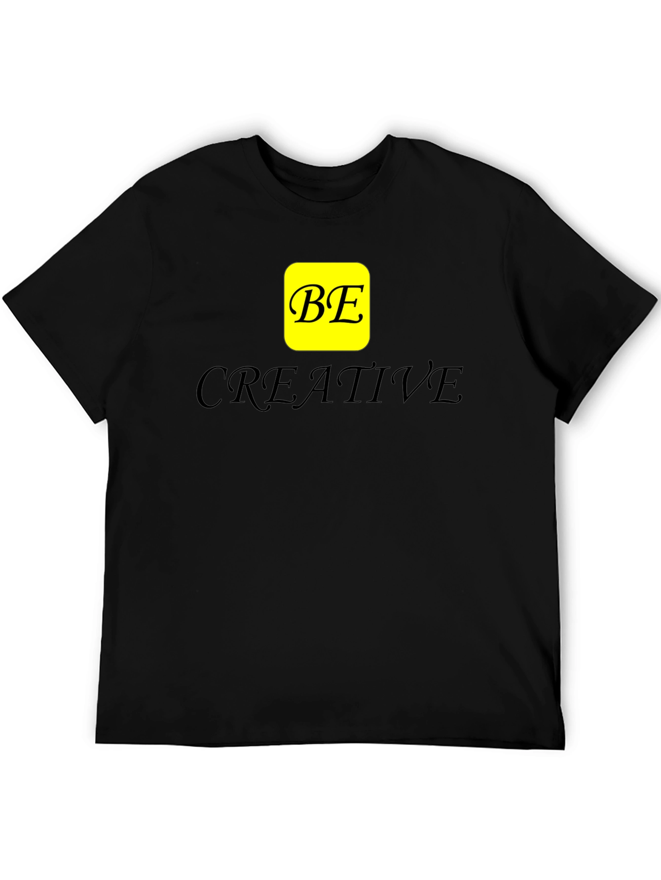 Be Creative Black T-Shirt - 5
