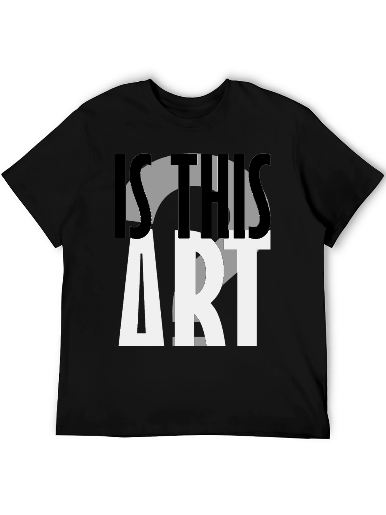 Black Is This Art? Graphic Print T-Shirt view 5