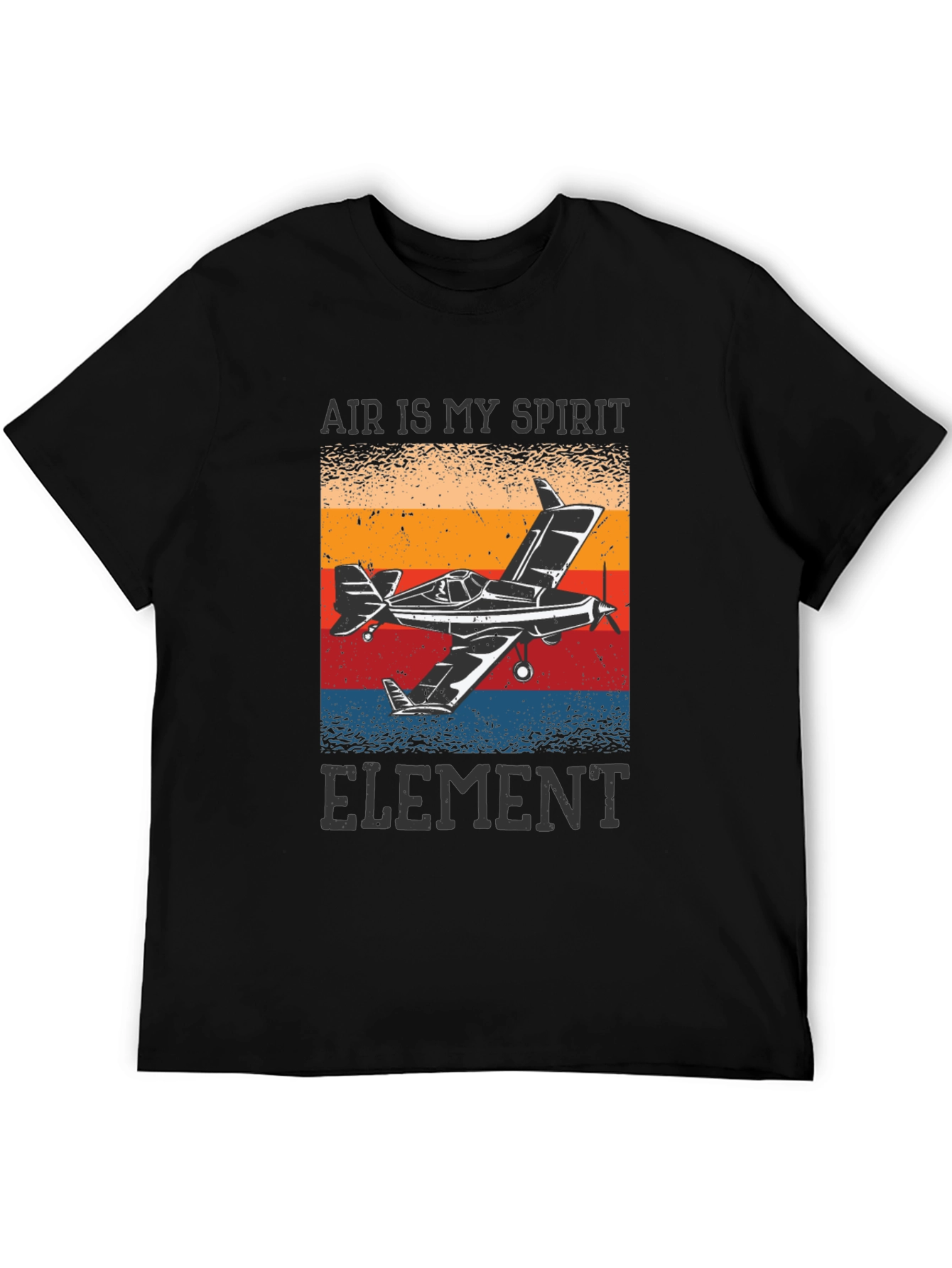 Black Air is My Spirit Element Graphic T-Shirt view 5