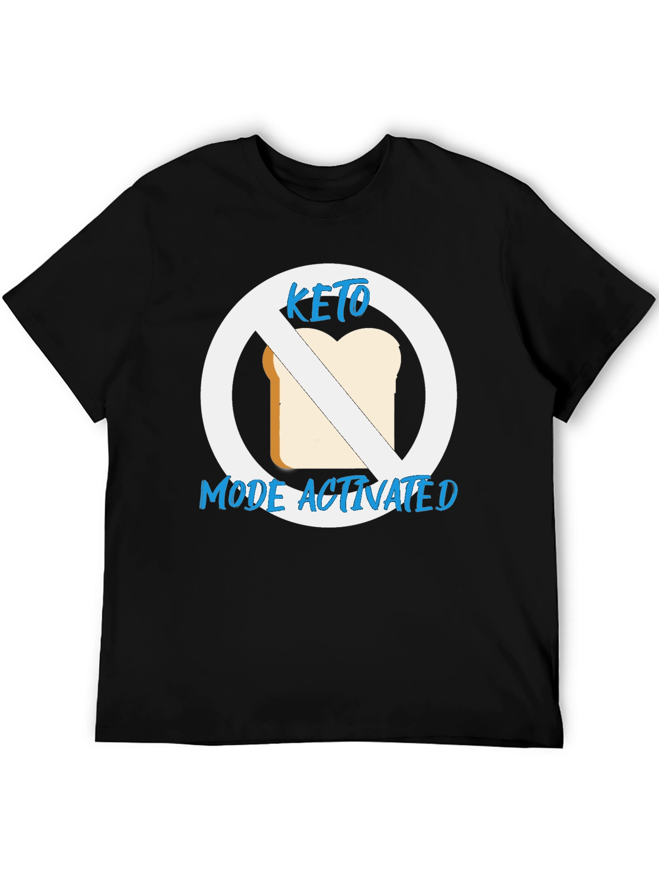 Black Keto Mode Activated Graphic T-Shirt view 5